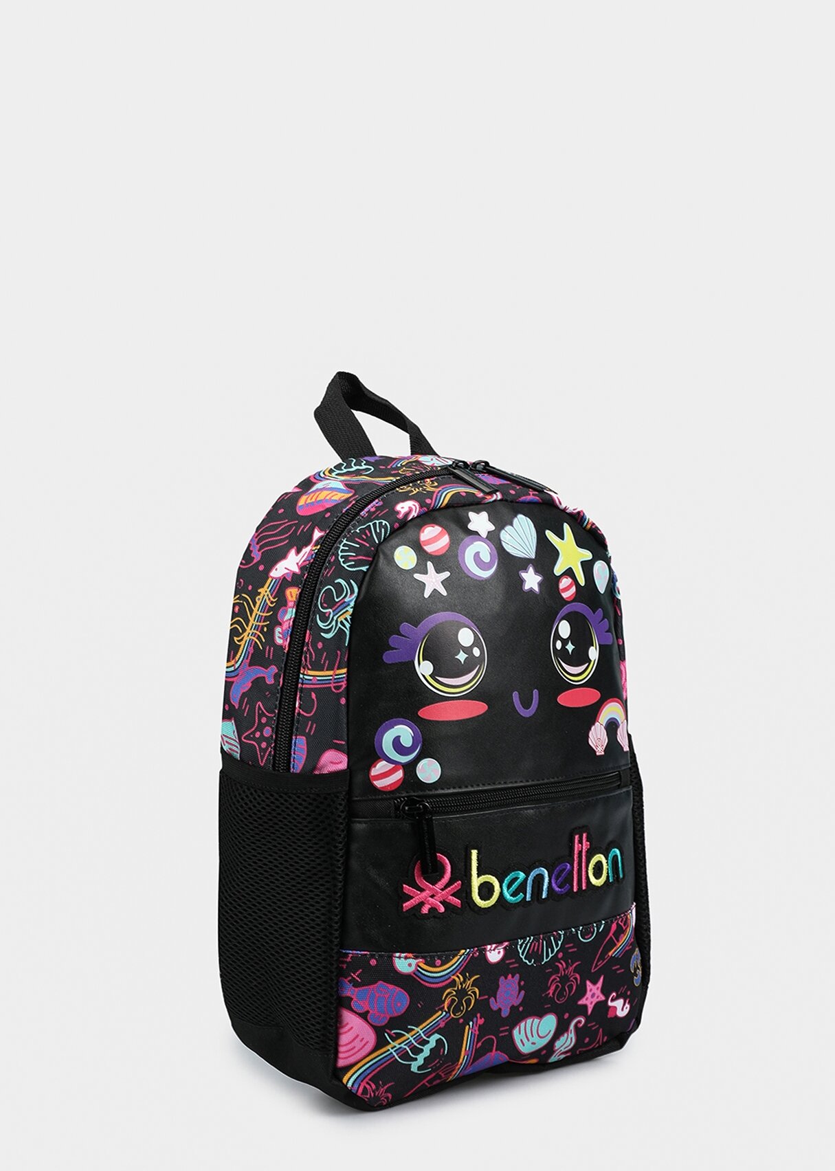 Siyah  Benetton 03684 Siyah Anaokulu Çantası