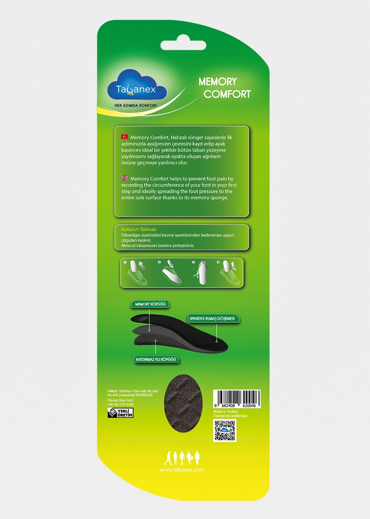   Tabanex MEMORY COMFORT (For Men)