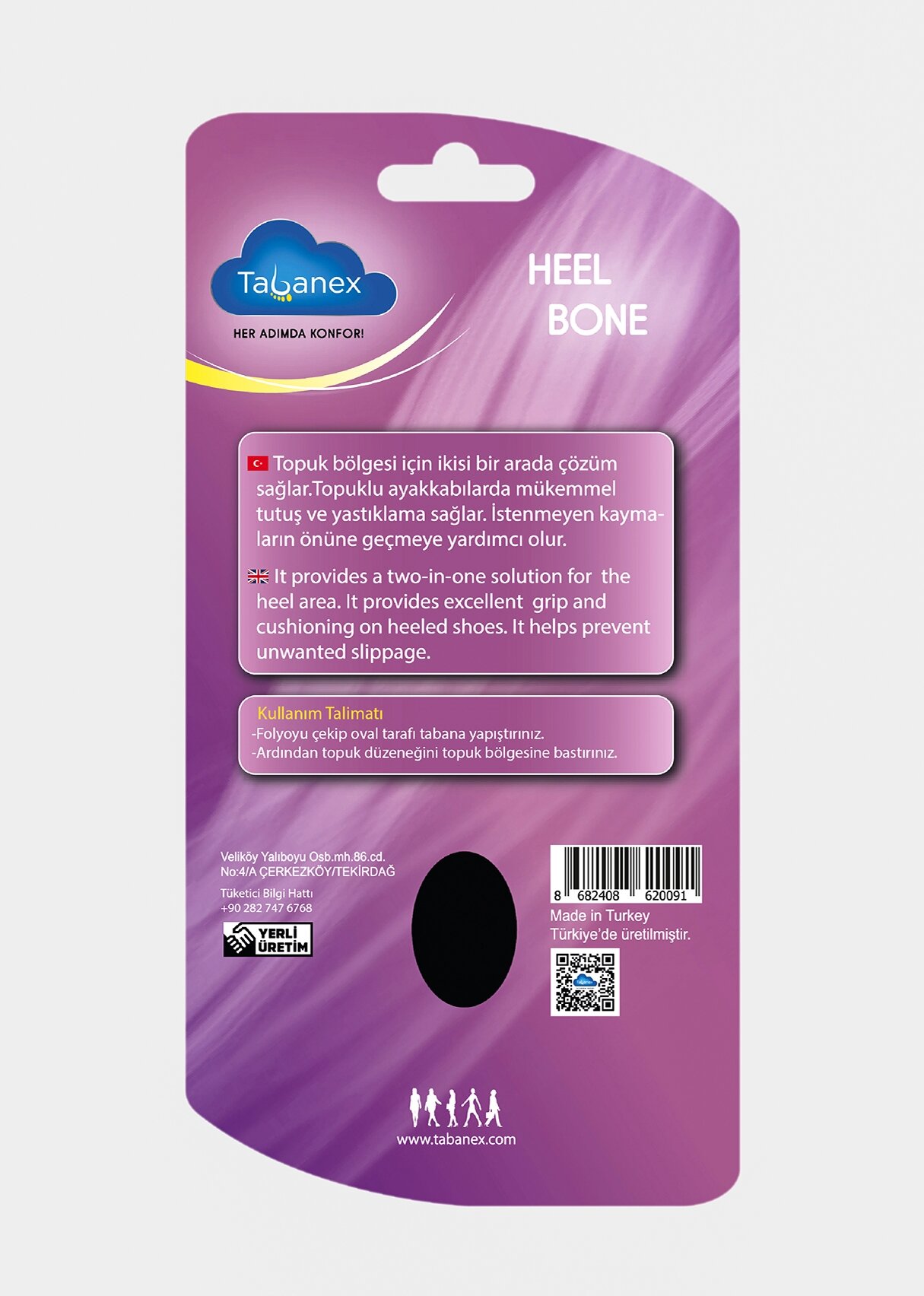   Tabanex HEEL BONE BLACK 