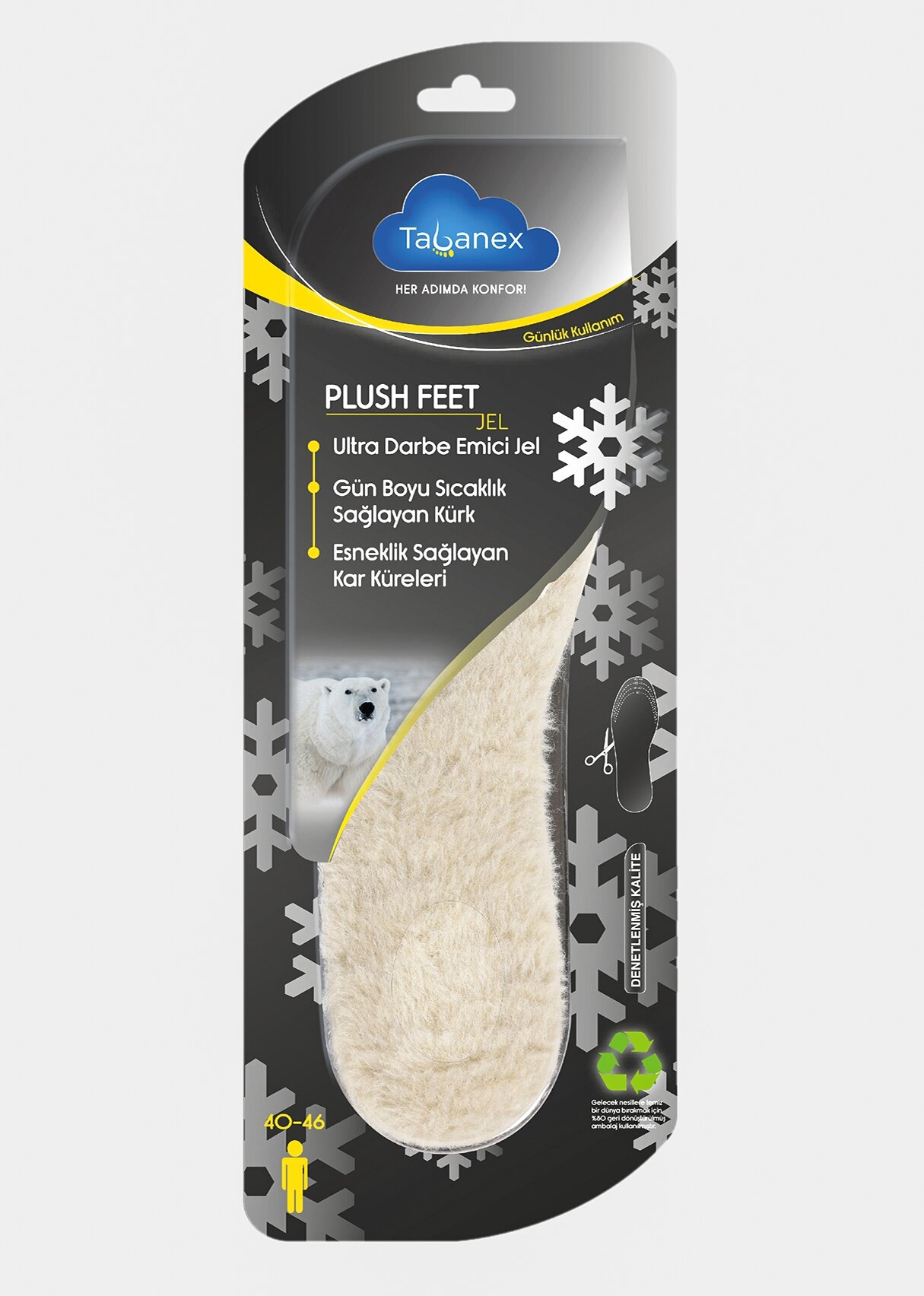   Tabanex PLUSH FEET GEL (For Men)