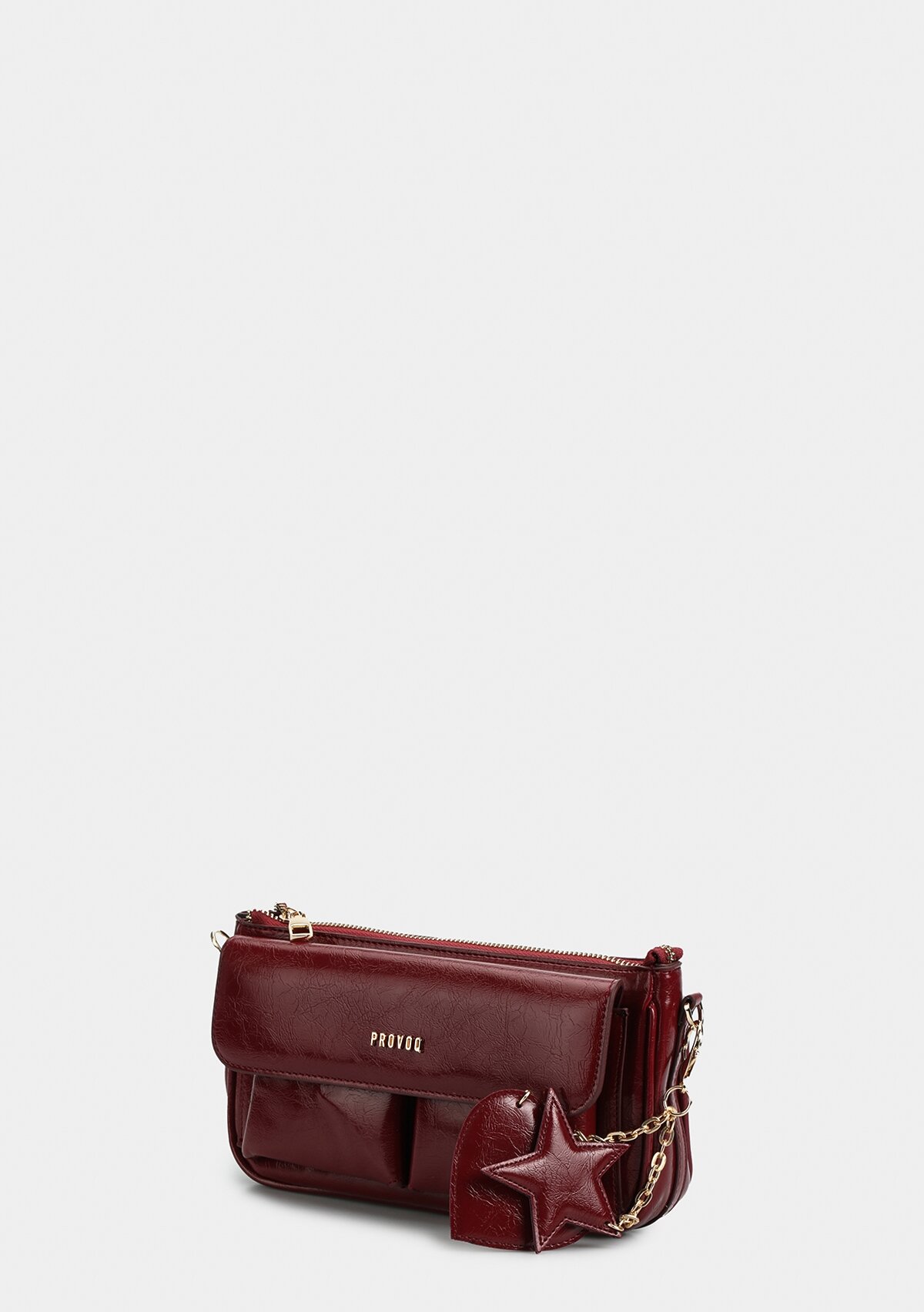 Bordo Kadın Çapraz Çanta