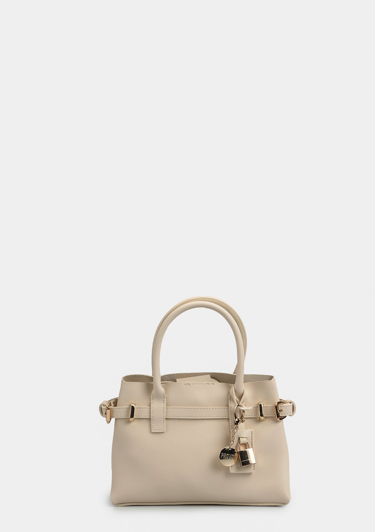 Krem Kadın Omuz Çantası