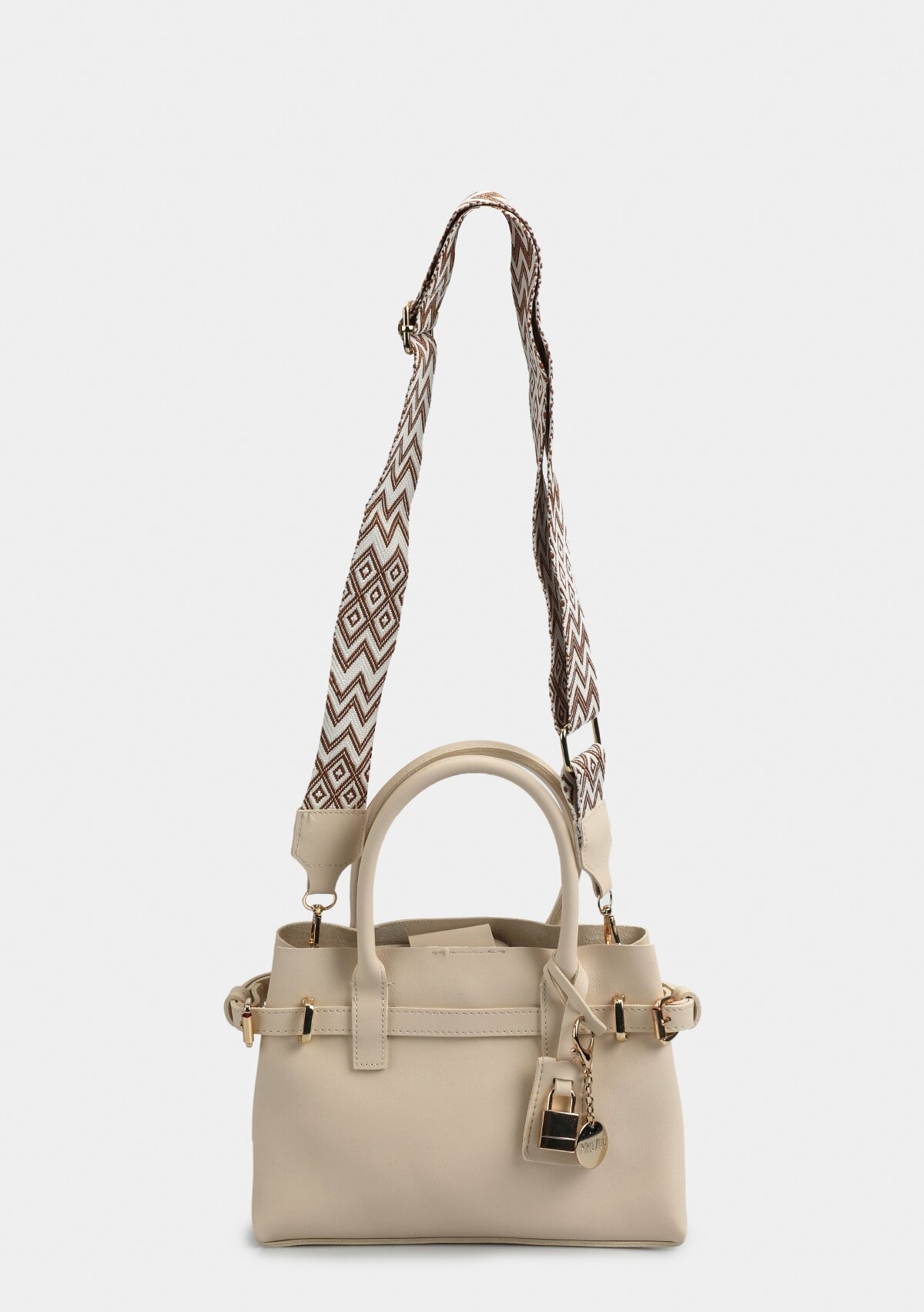 Krem Kadın Omuz Çantası