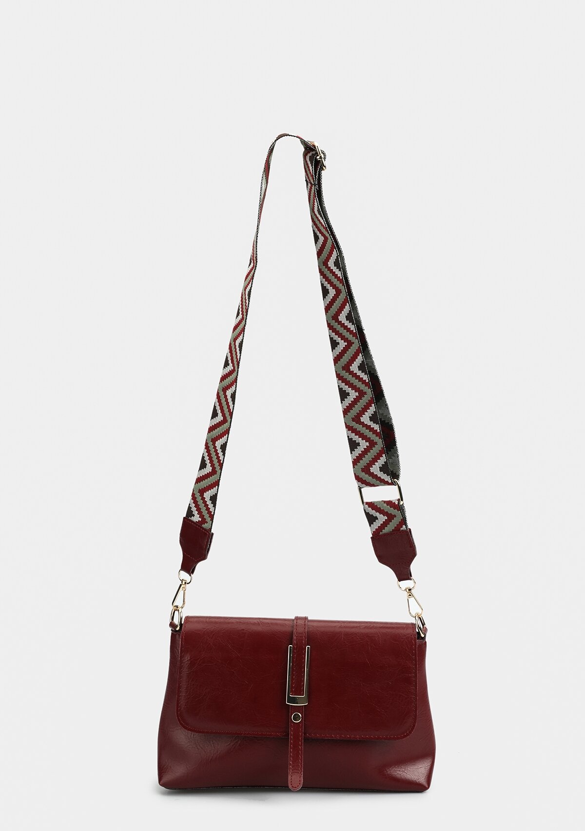 Bordo Kadın Çapraz Çanta