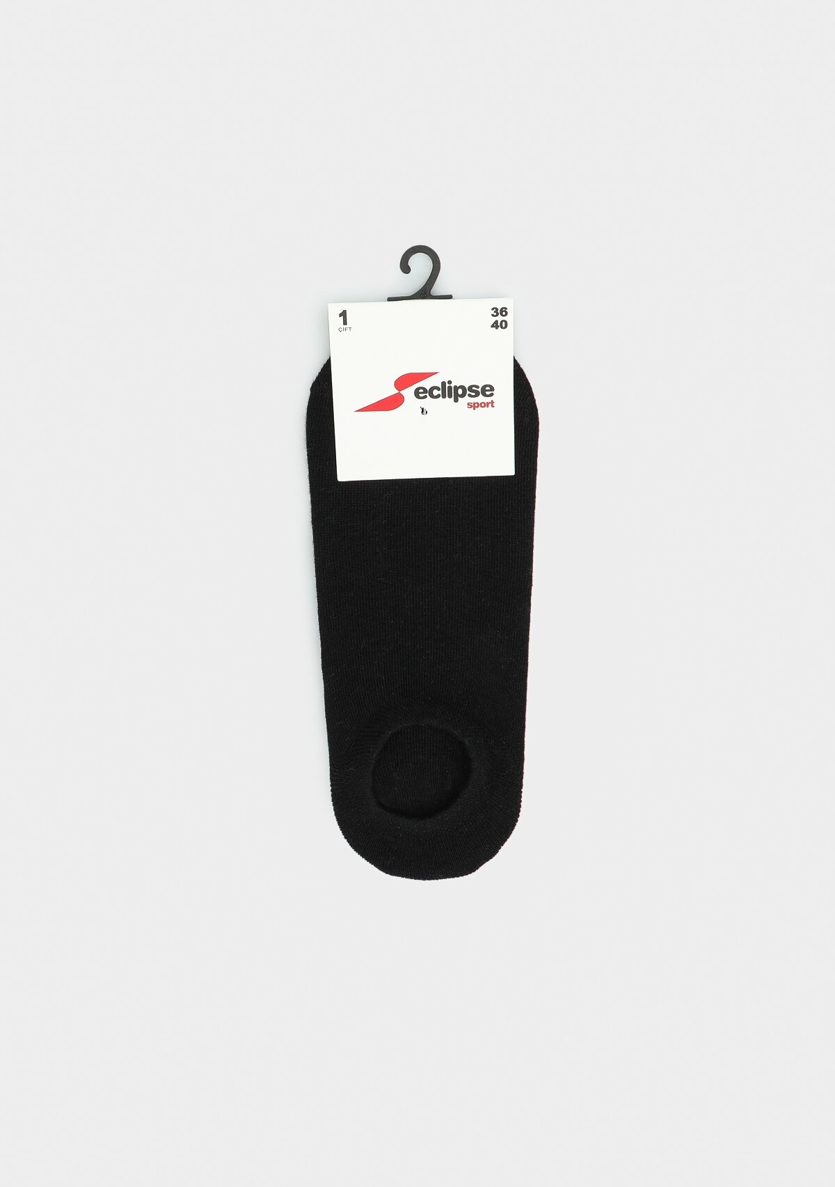 Siyah  Eclipse Sport ES001 Siyah Sneaker Tekli Çorap