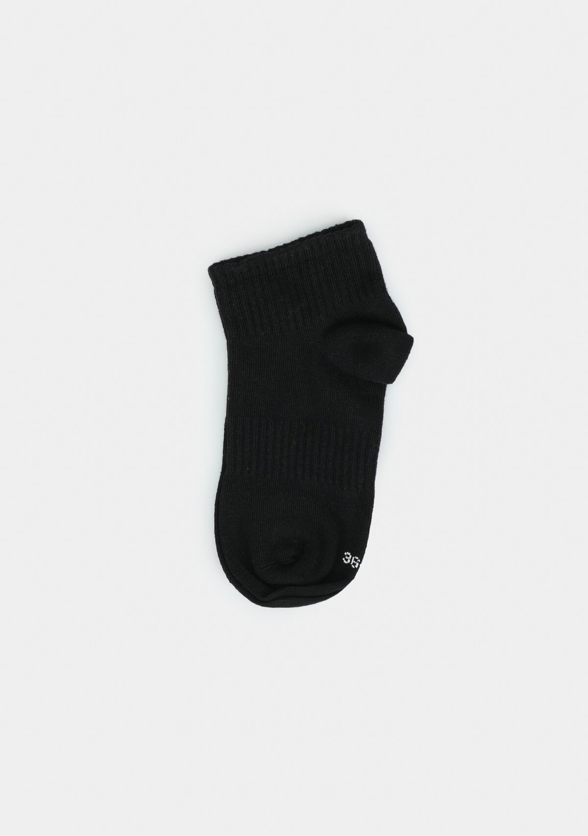 Krem  Eclipse Sport ES005 Siyah Yarım Spor Tekli Çorap