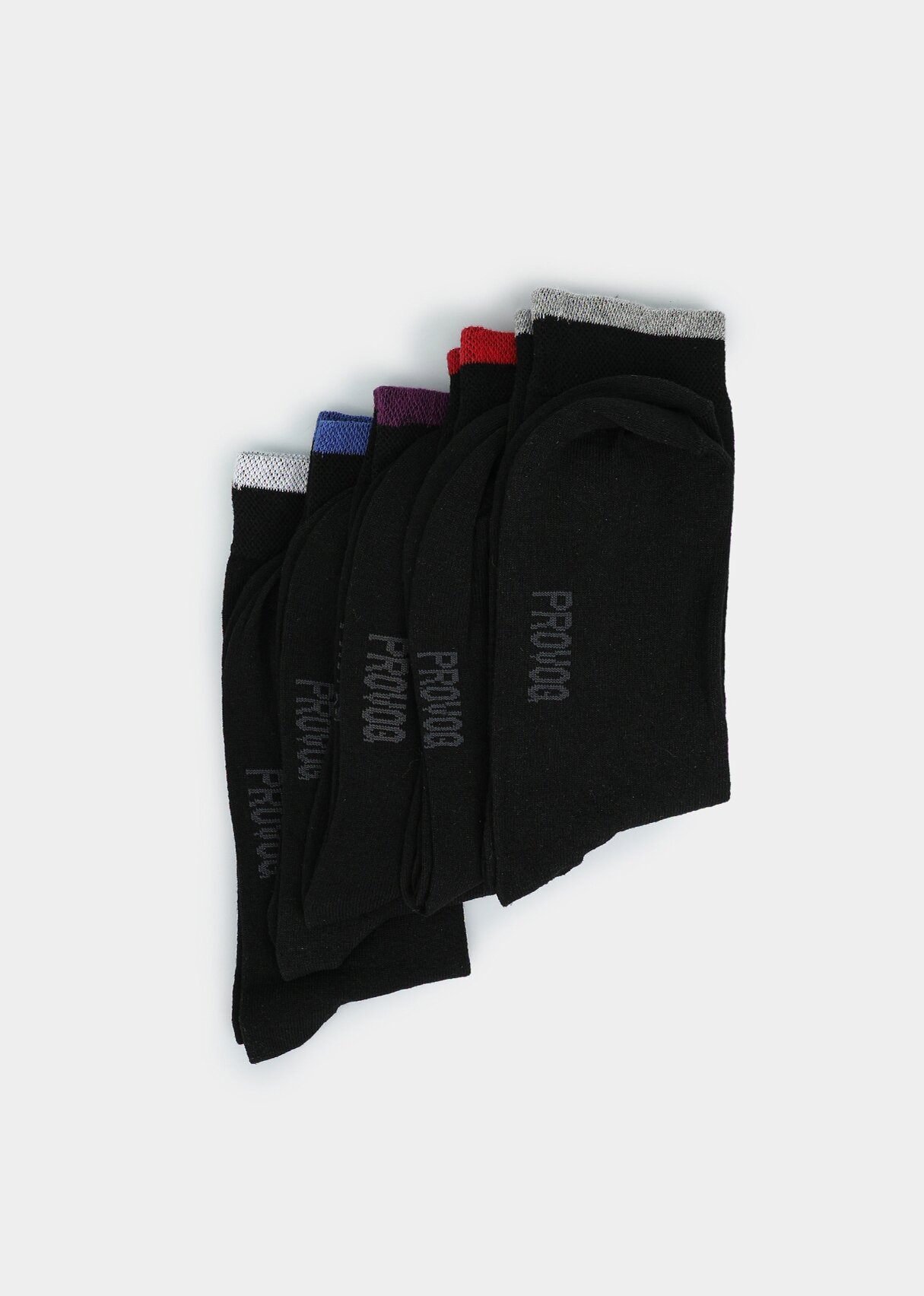 Siyah  Provoq 5 li Siyah Erkek Çorap