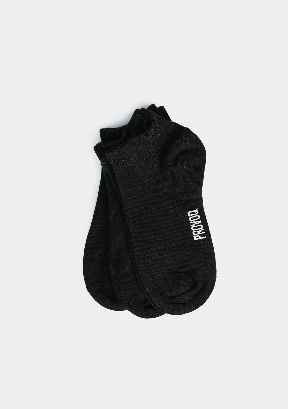 Siyah  Provoq 6760 3lü Siyah Yarım Kadın Çorap