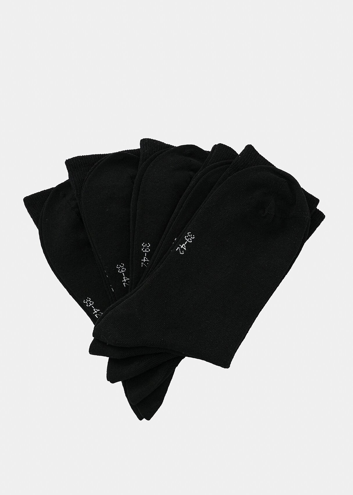 Siyah  Tom Kern 4201 Erkek 5'li Çorap Siyah