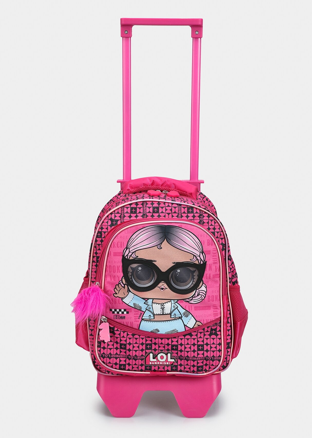 Pembe  LOL Surpise 2183 Pembe Çekçekli Okul Çantası