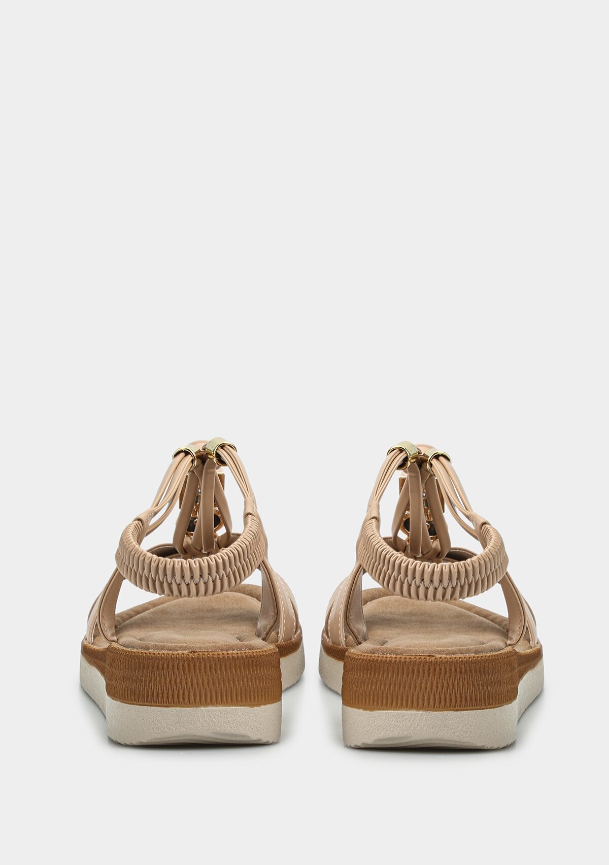 Nude Kadın Düz Sandalet