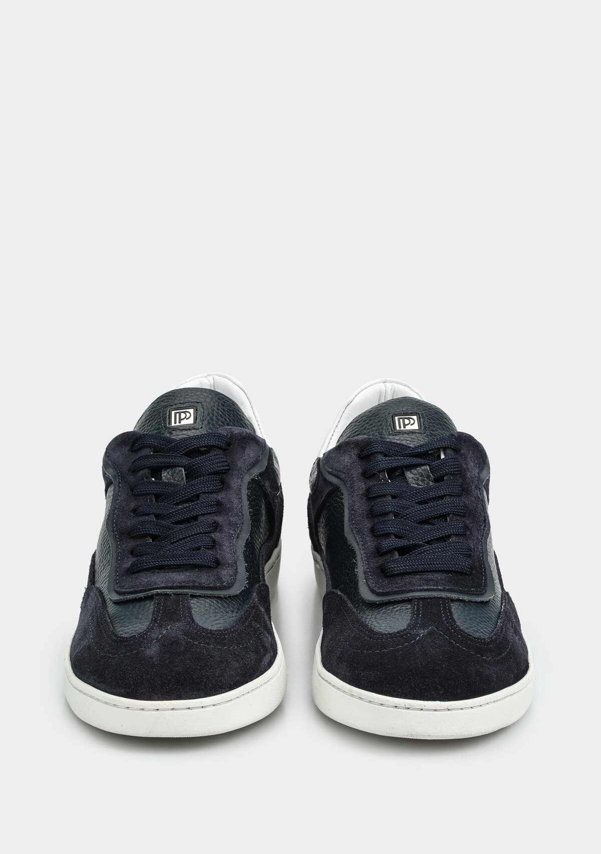 Lacivert Deri Erkek Sneaker