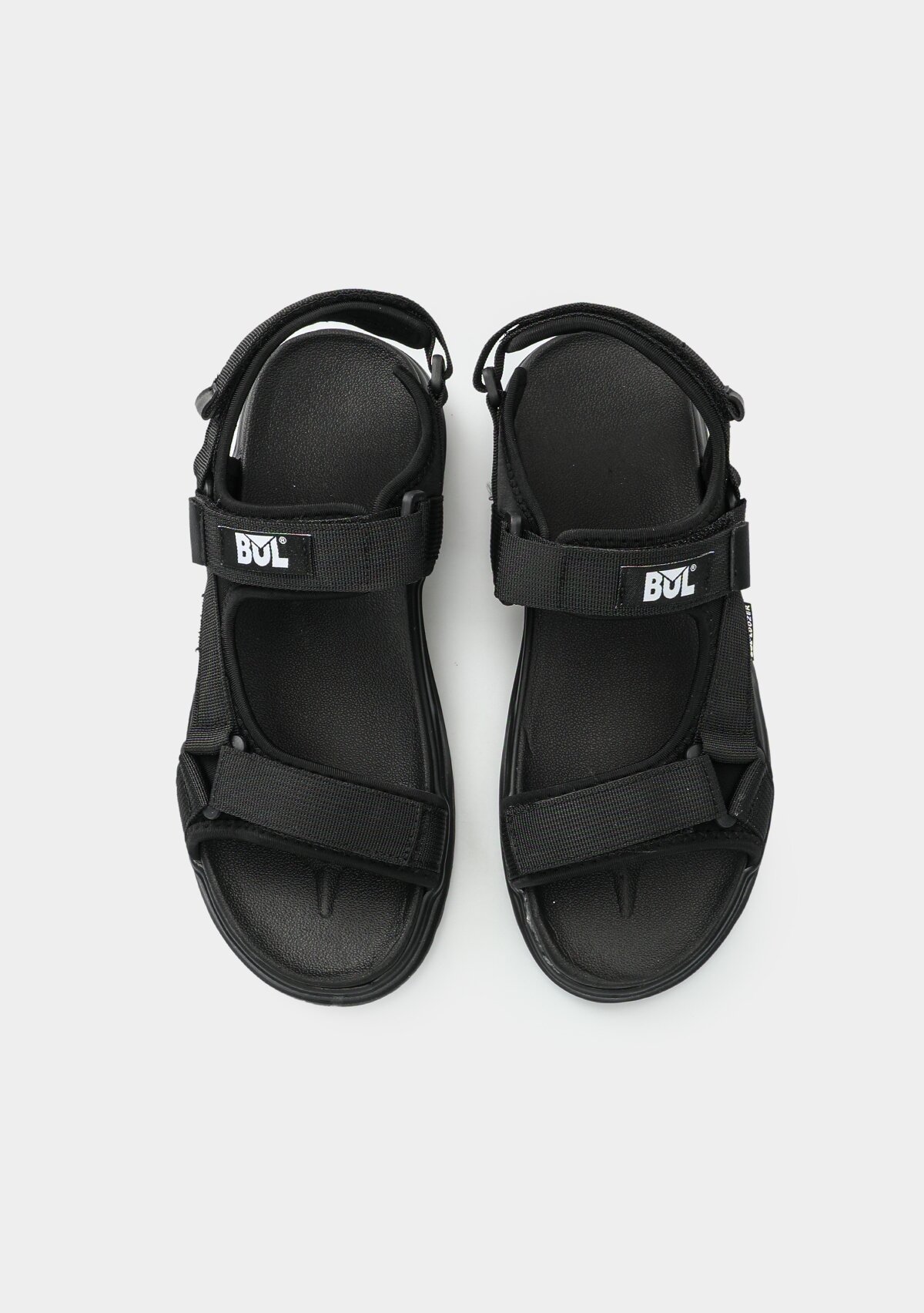 Siyah Erkek Düz Sandalet