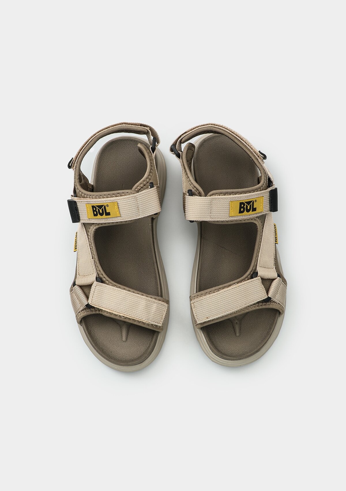 Bej Erkek Düz Sandalet