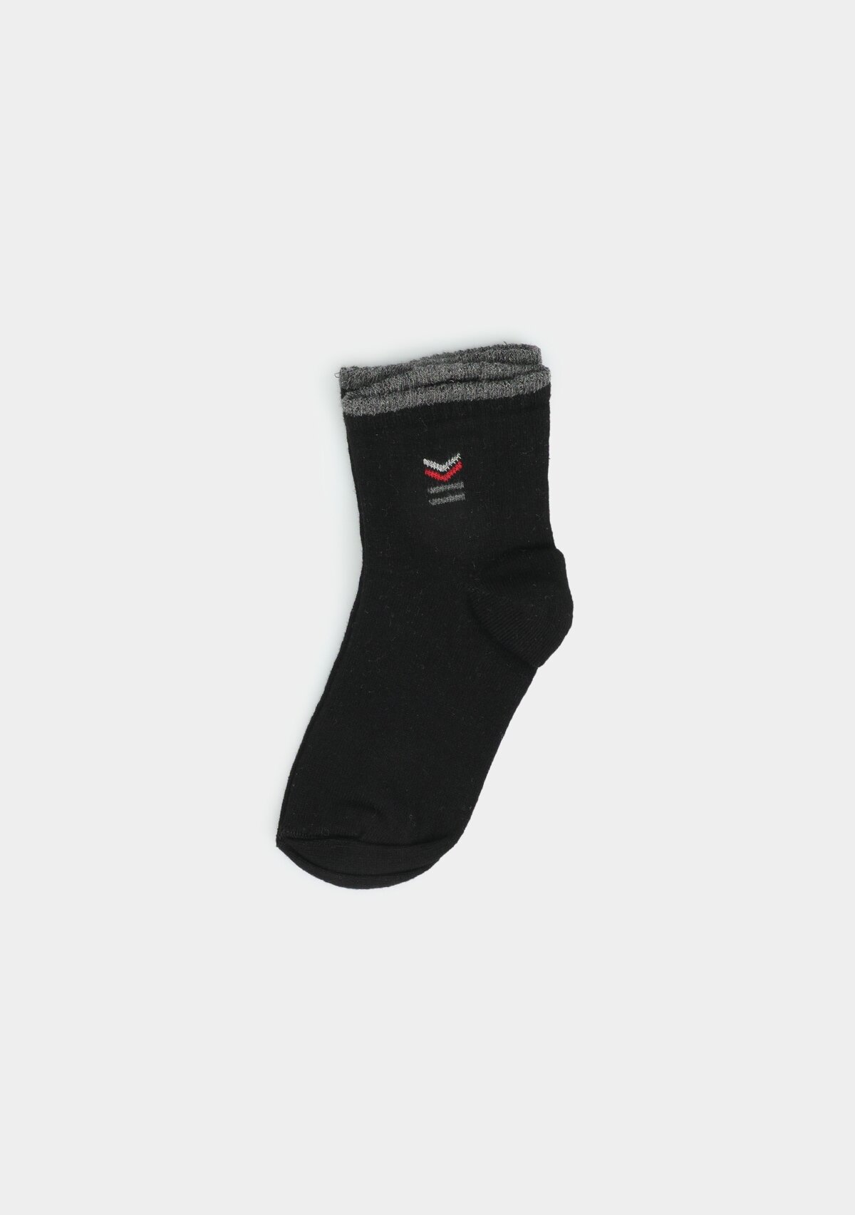 Siyah  Farve Erkek Çocuk Soket Çorap Siyah