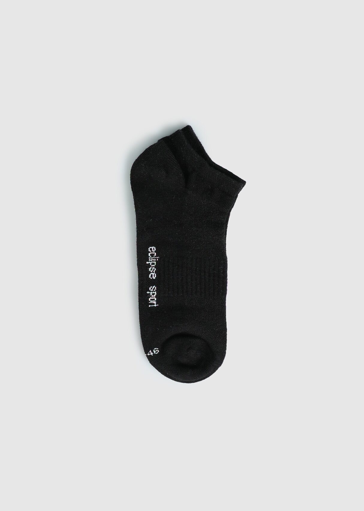 Siyah  Eclipse Sport ES003 Siyah Patik Tekli Çorap