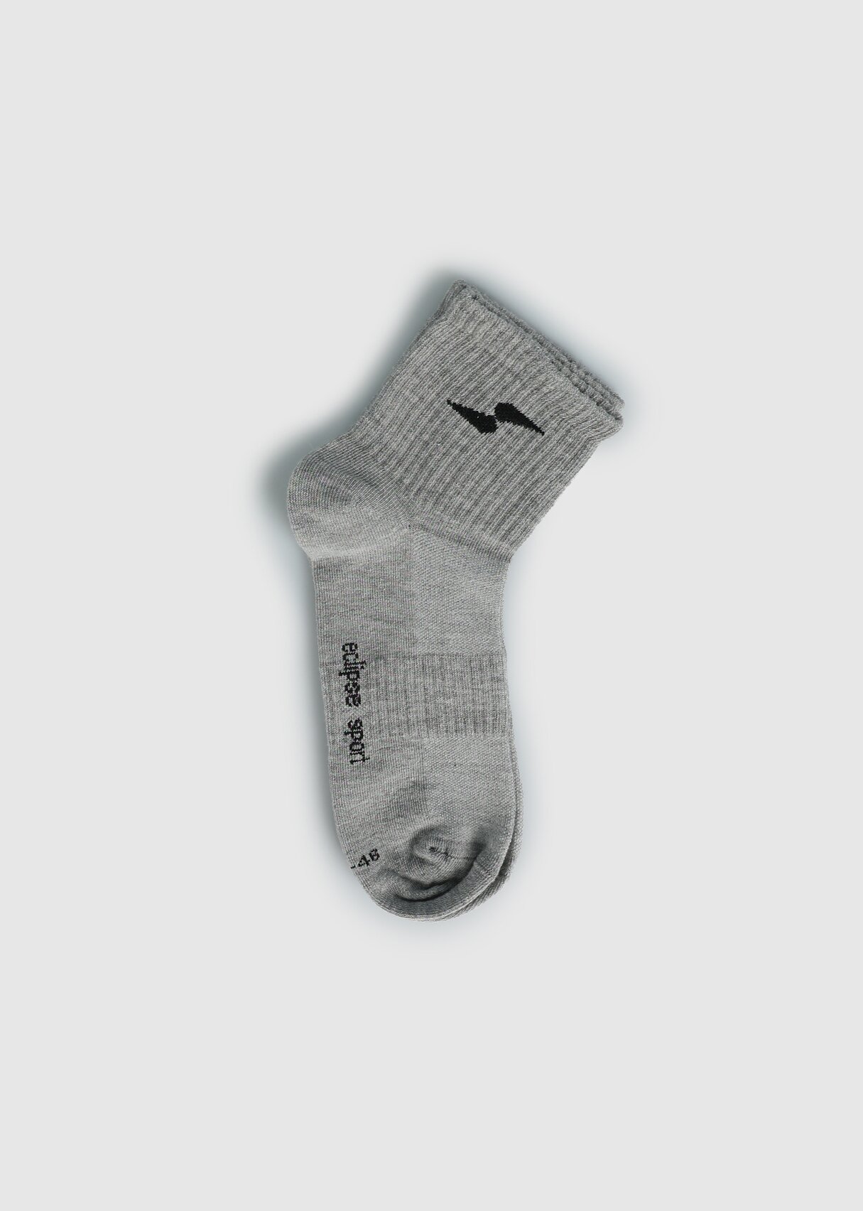 Gri  Eclipse Sport ES004 GRİ Quarter Tekli Çorap