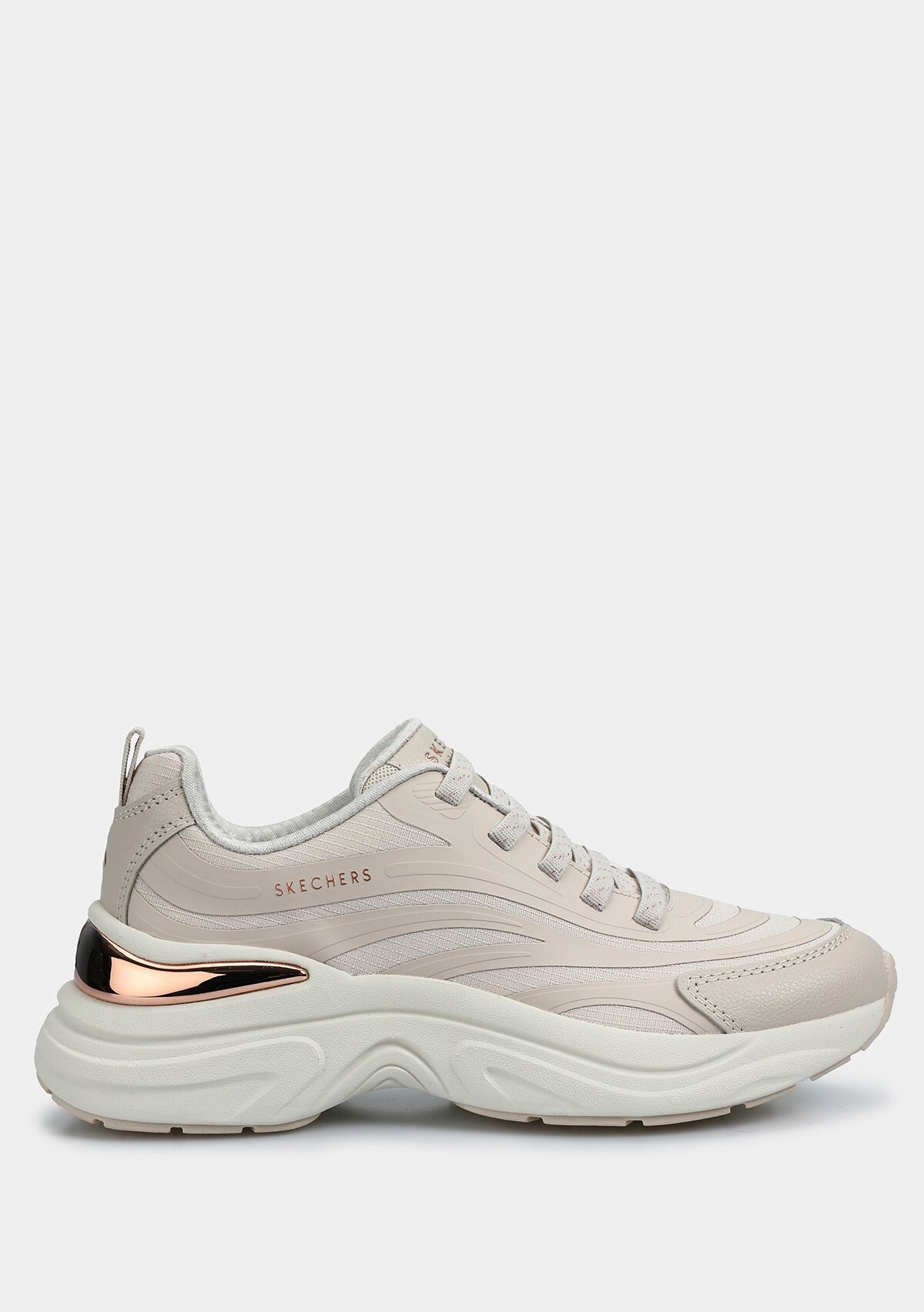 Hazel - Step N Flow Krem Kadın Sneaker 177575Nat 