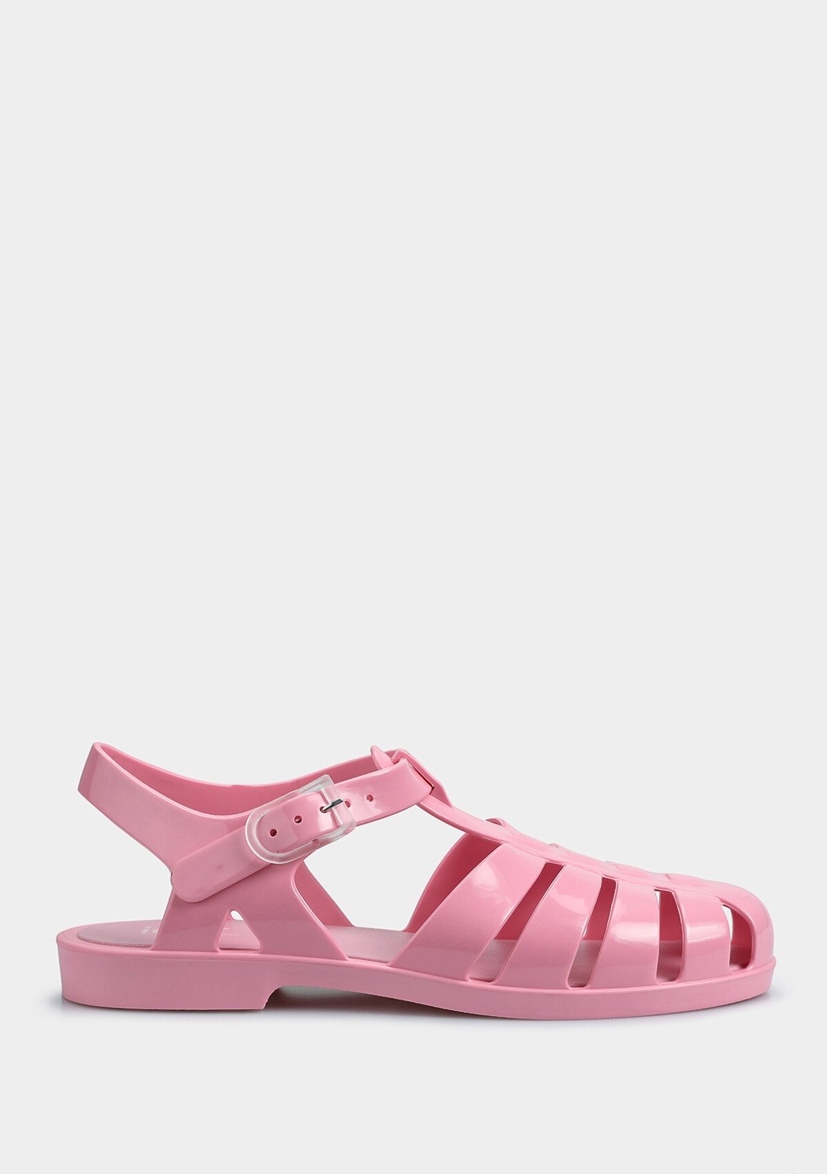 Pembe Kadın Düz Sandalet