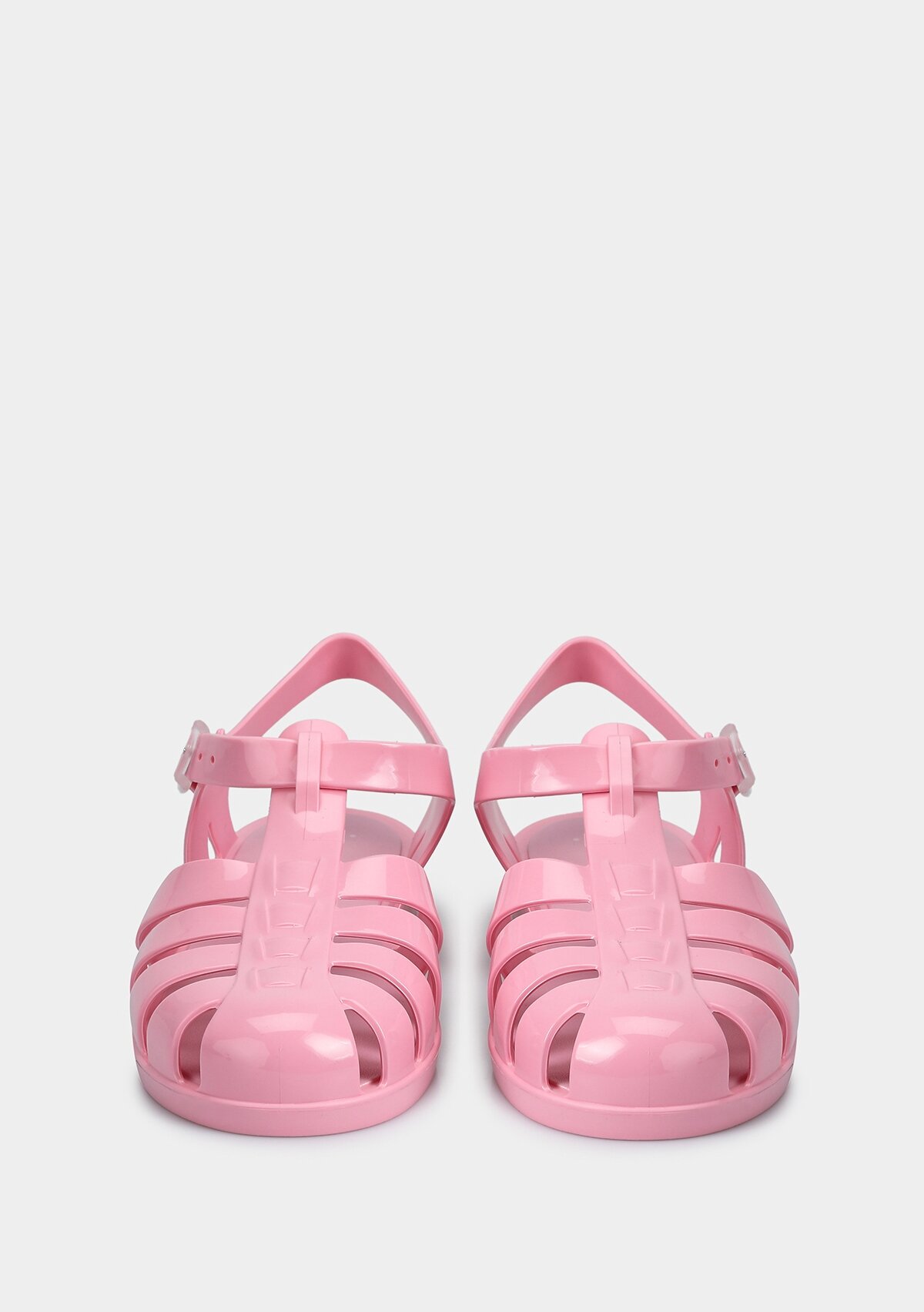 Pembe Kadın Düz Sandalet