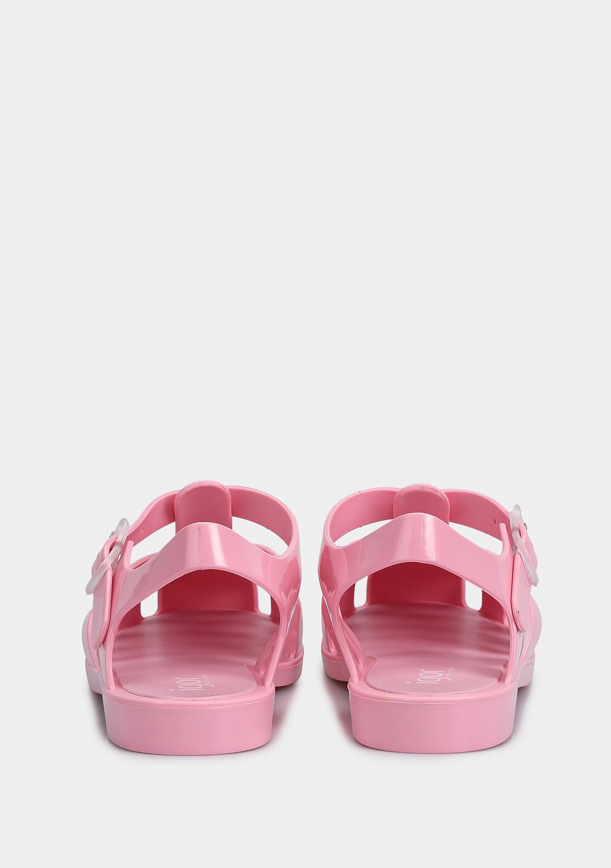 Pembe Kadın Düz Sandalet