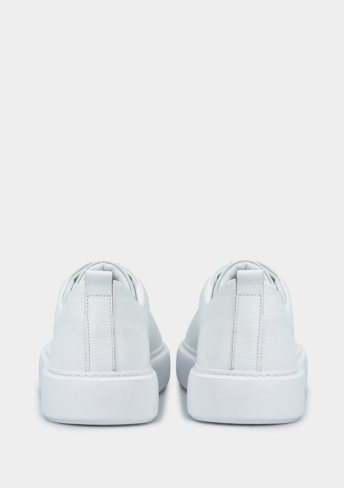 Beyaz Deri Erkek Sneaker