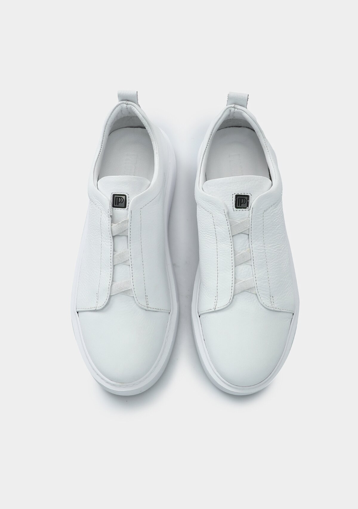Beyaz Deri Erkek Sneaker