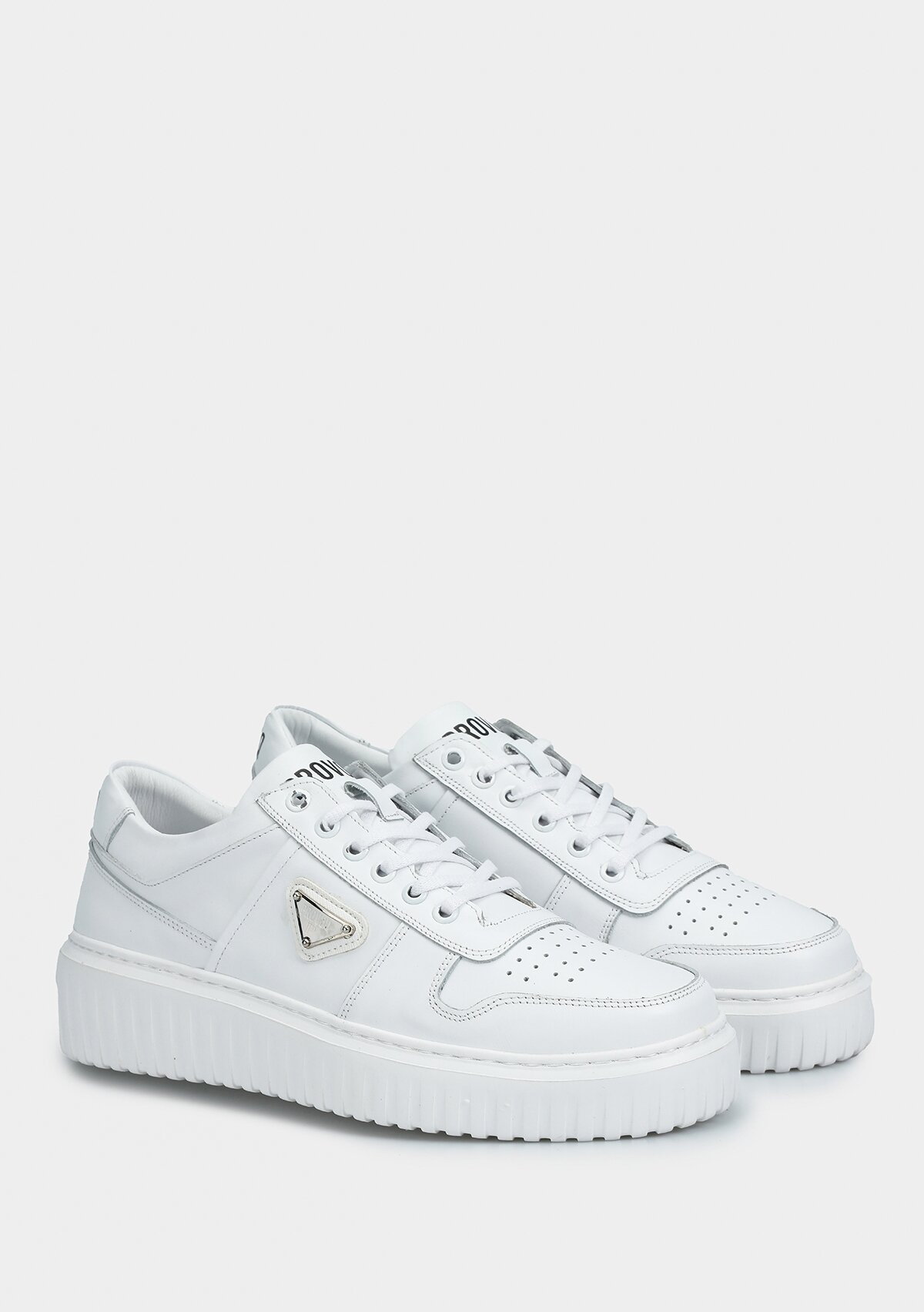 Beyaz Deri Erkek Sneaker