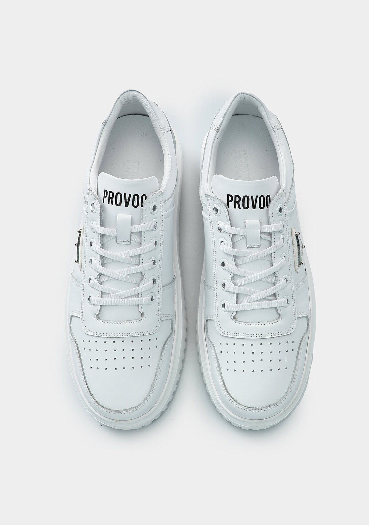 Beyaz Deri Erkek Sneaker