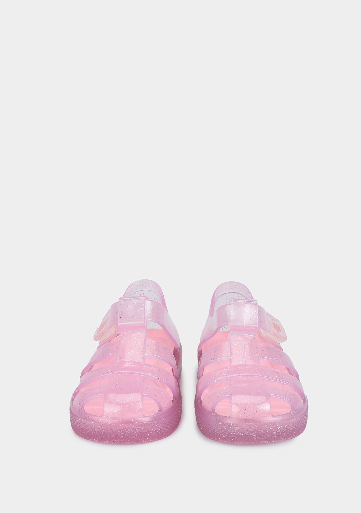 Pembe Kız Çocuk Düz Sandalet