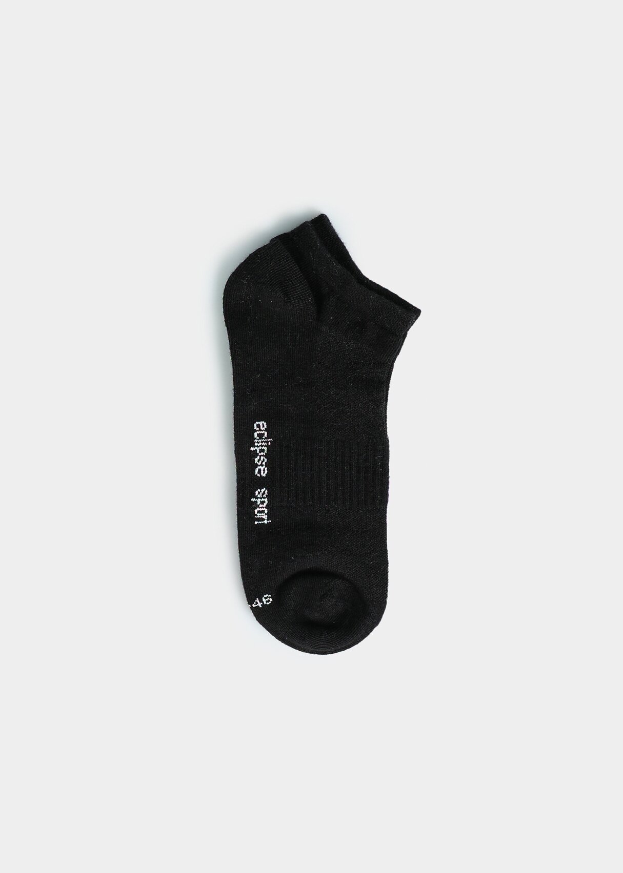 Siyah  Eclipse Sport ES003 Siyah Patik Tekli Çorap