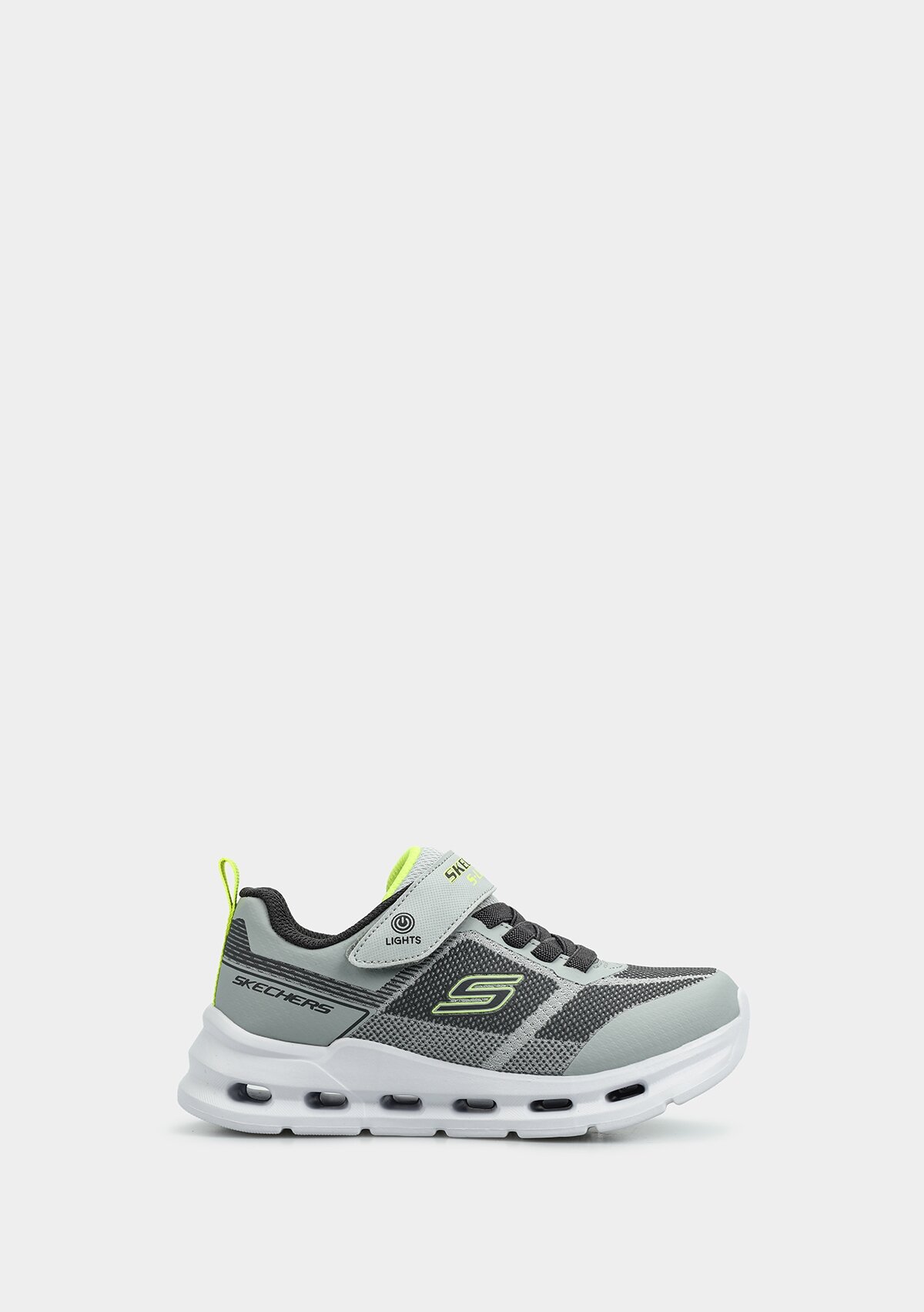 Glıde-Step Lıghts Gri Erkek Çocuk Sneaker 400240L Gylm