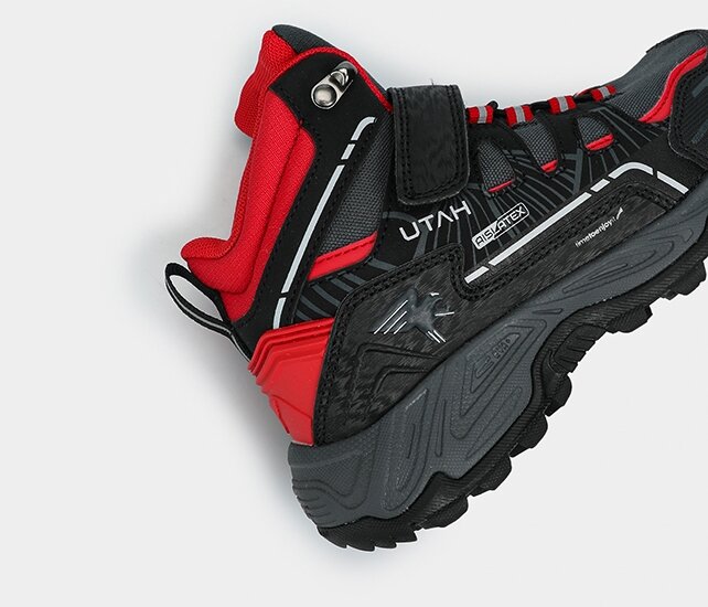 Utah Jr 2401 Black Red Siyah Unisex Spor Ayakkabısı Jutahw2401V 