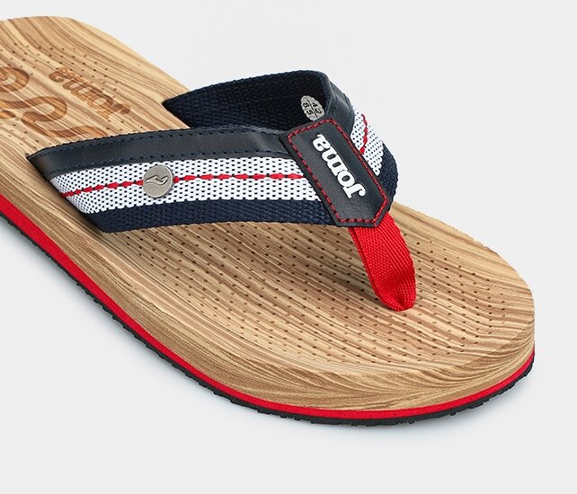 S.Florıda Men 2533 Marıno Rojo Lacivert Erkek Slıpper Sflors2533 