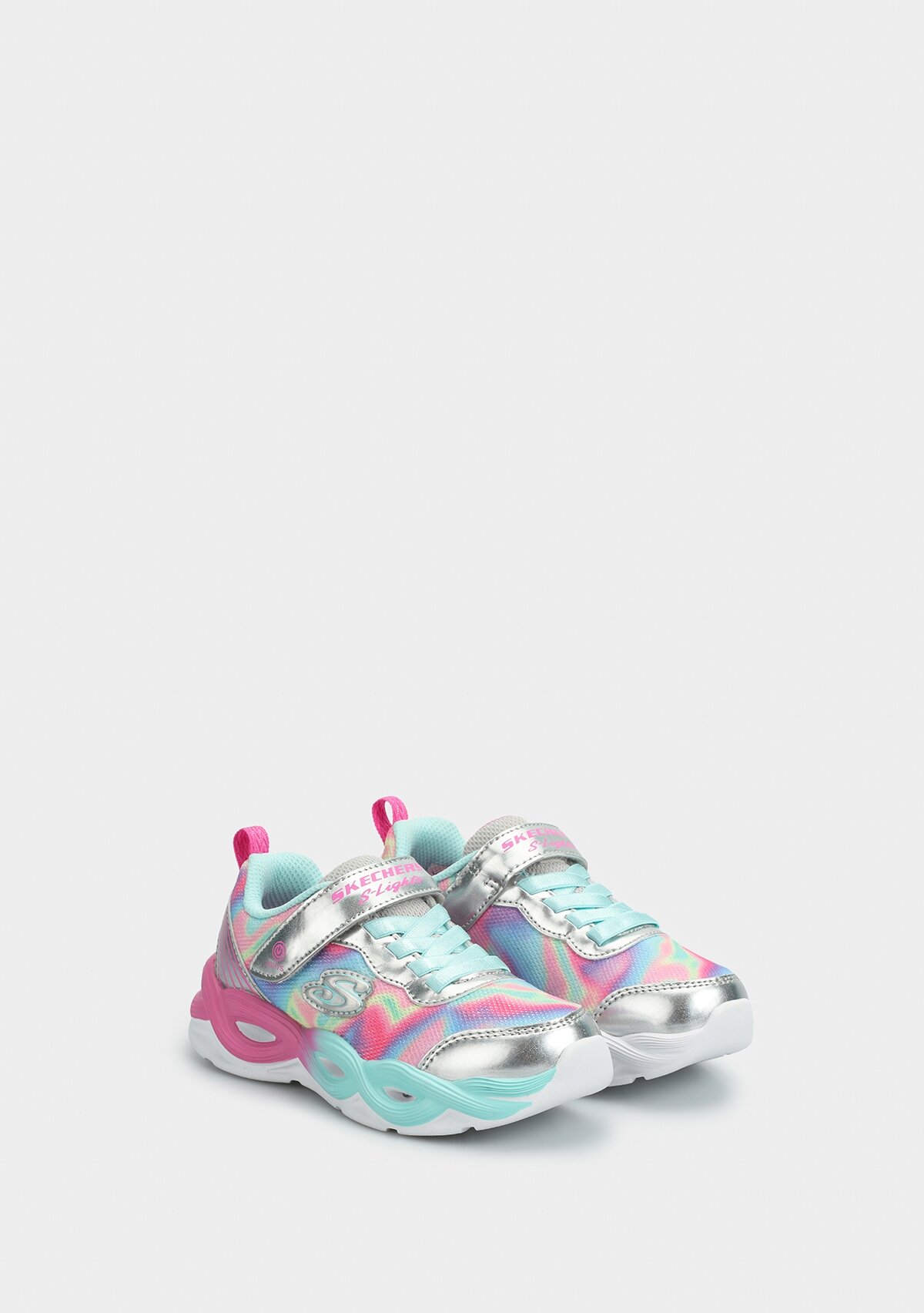 Twisty Glow Sorbet Swirl Gümüş Kız Çocuk Sneaker 303716Lsmlt