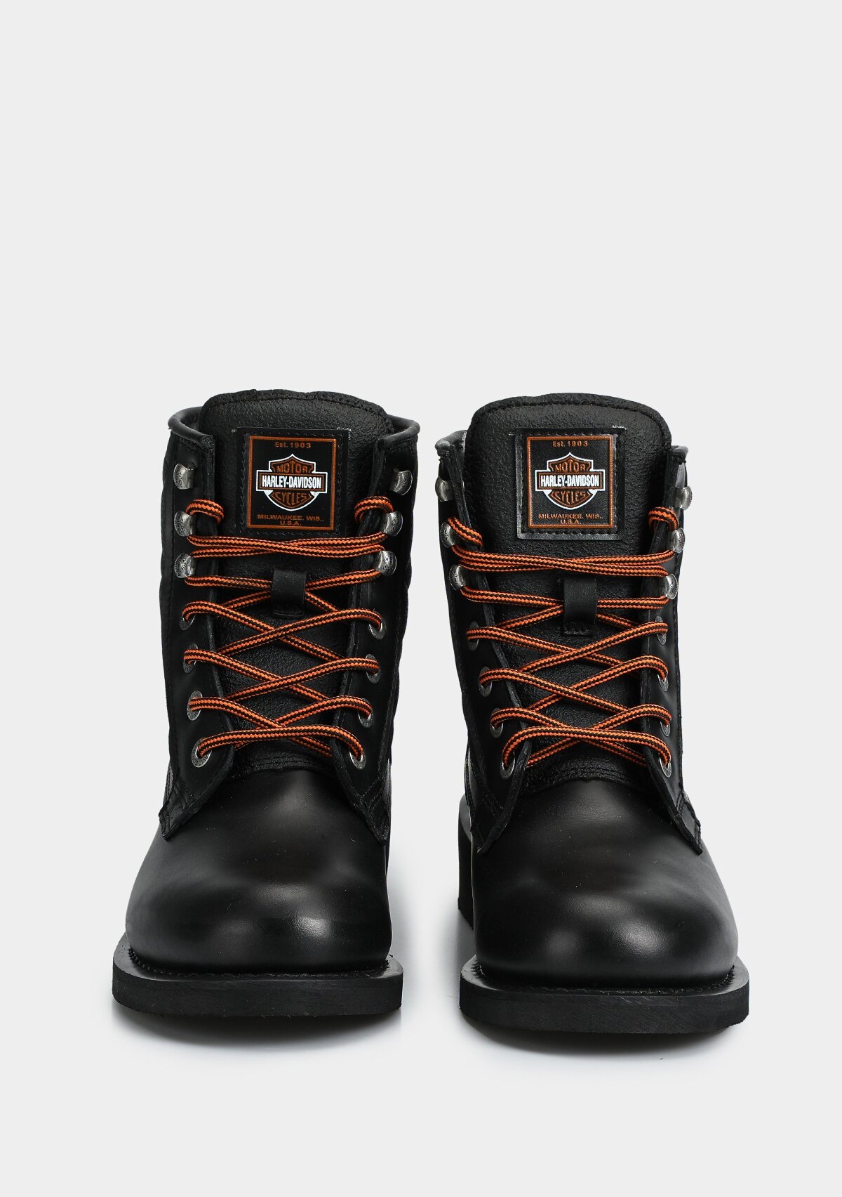 Harley Davidson 025M100699 NEW WORKER MID BLACK // YAĞLI DERİ