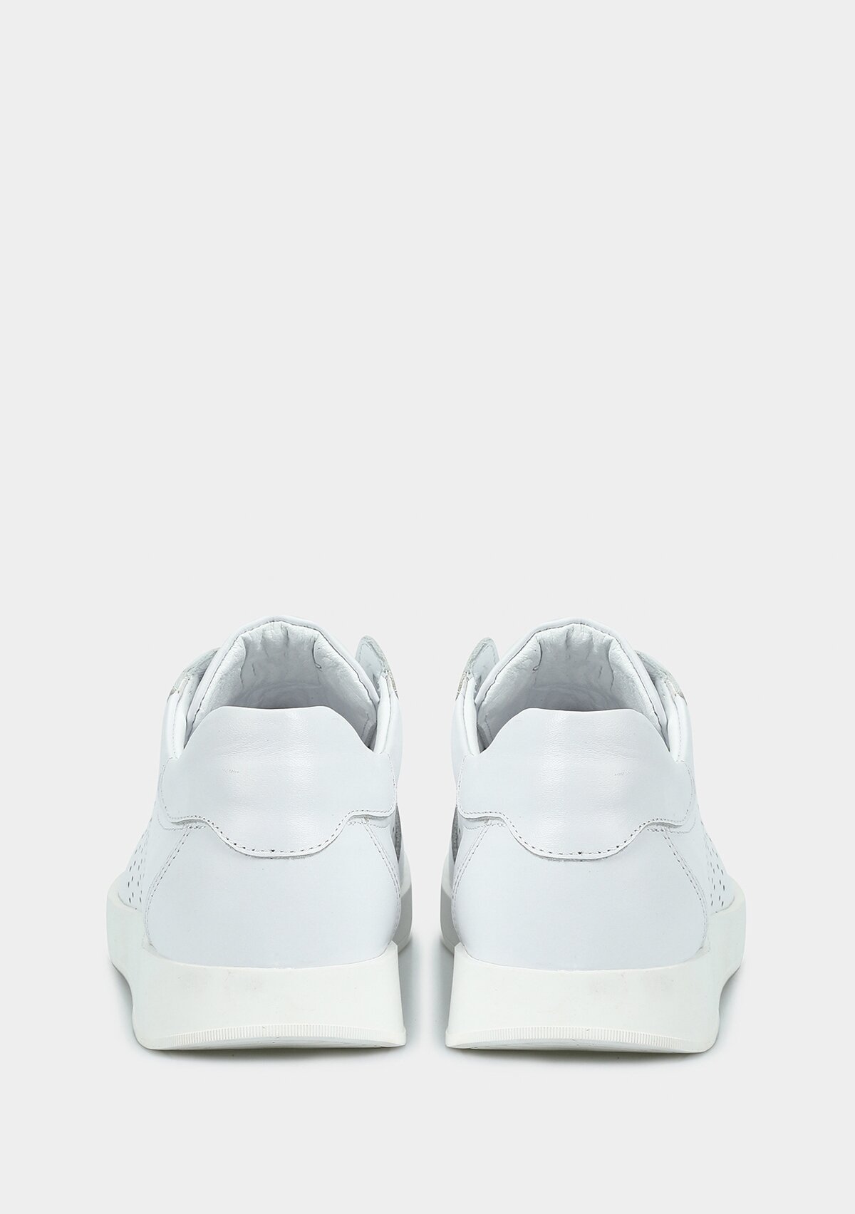 Beyaz Deri Erkek Sneaker