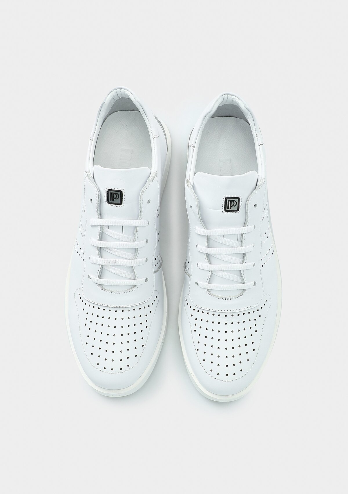 Beyaz Deri Erkek Sneaker
