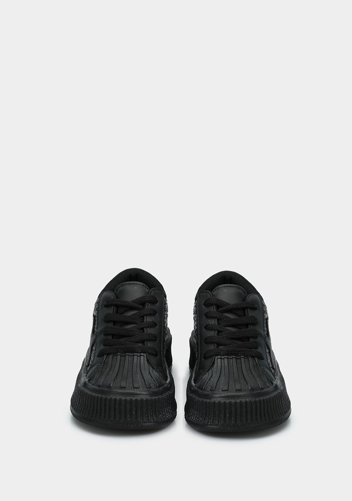 Siyah Kız Çocuk Sneaker