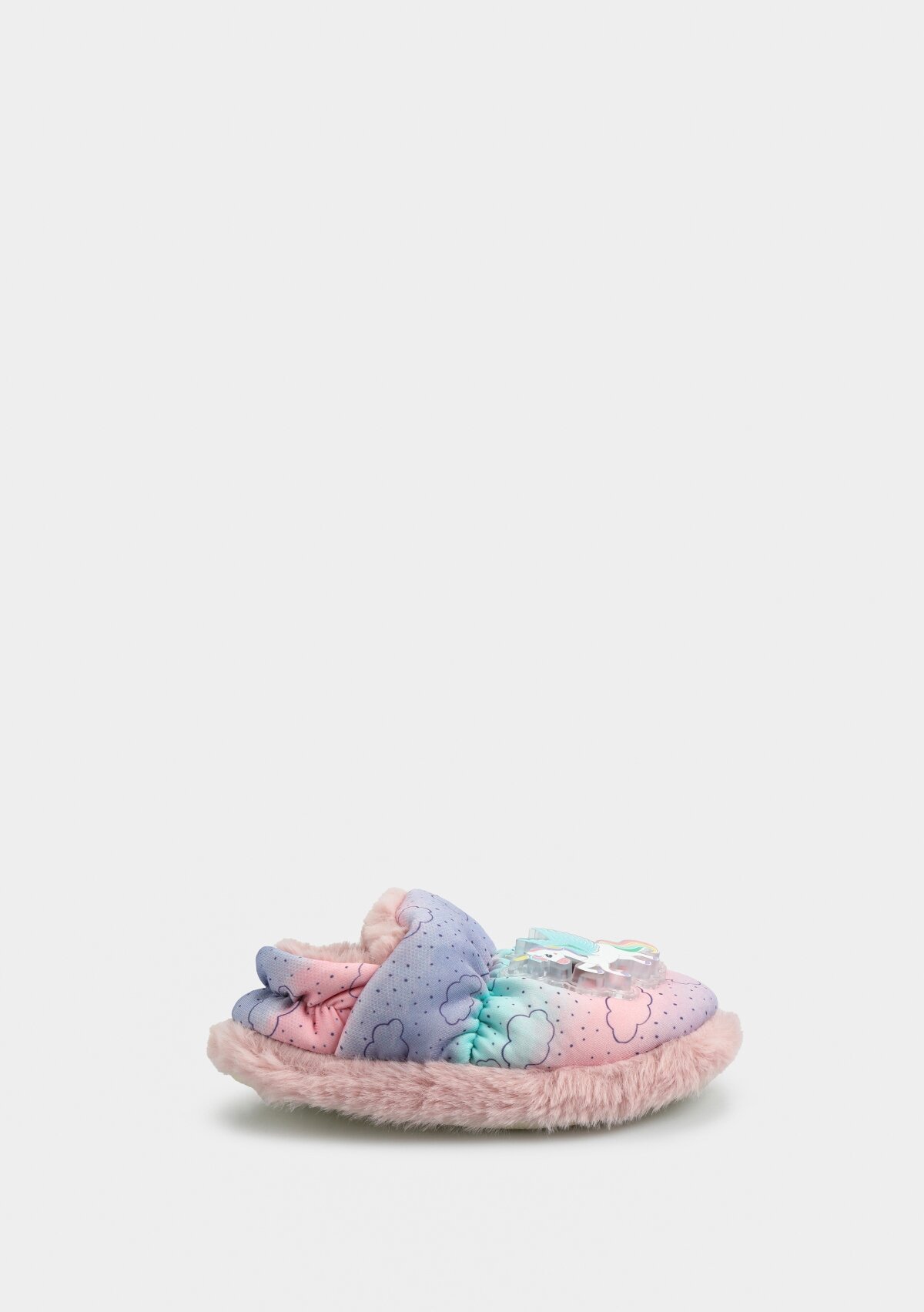 Pembe Kız Çocuk Ev Terliği