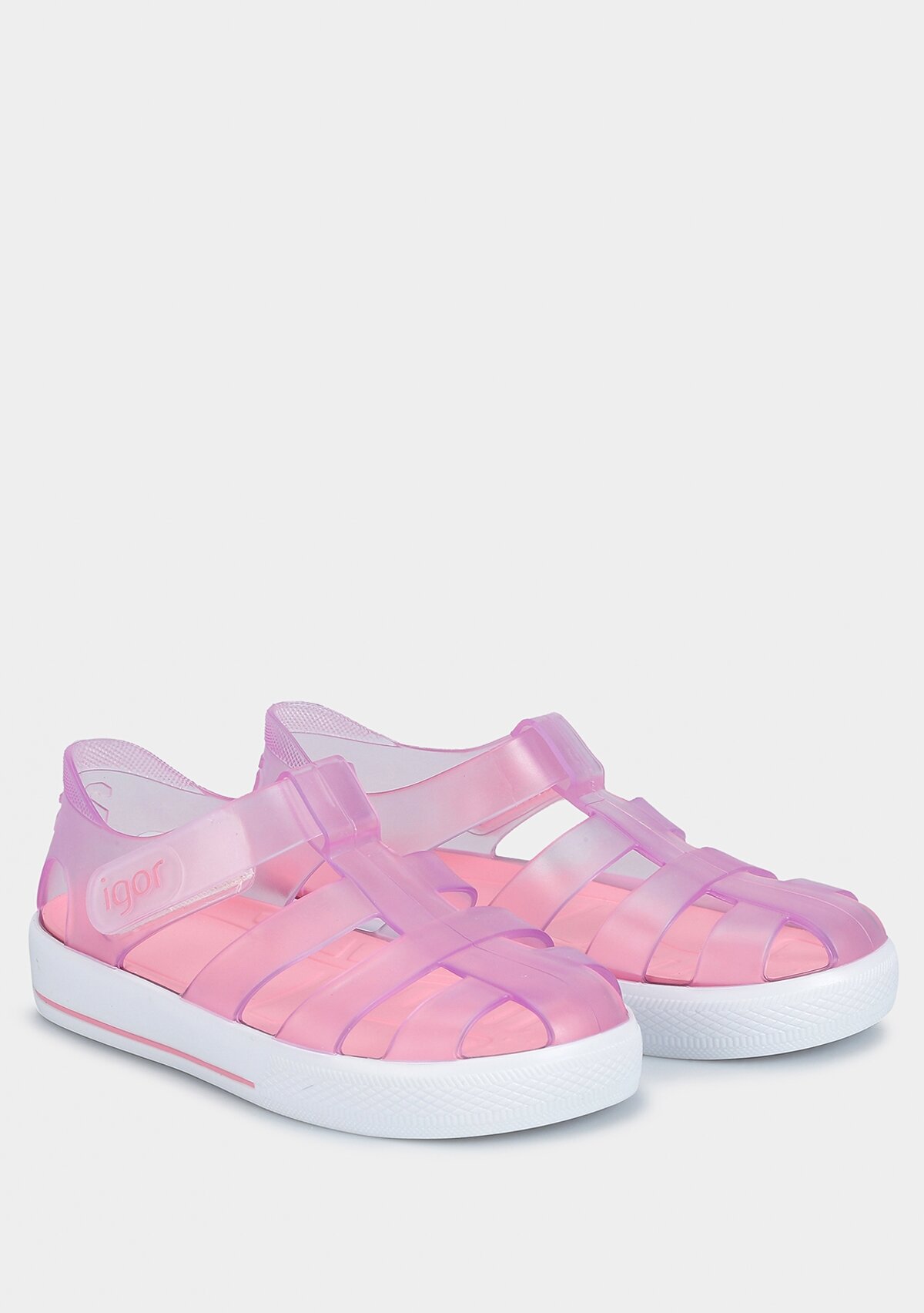Pembe Kız Çocuk Düz Sandalet