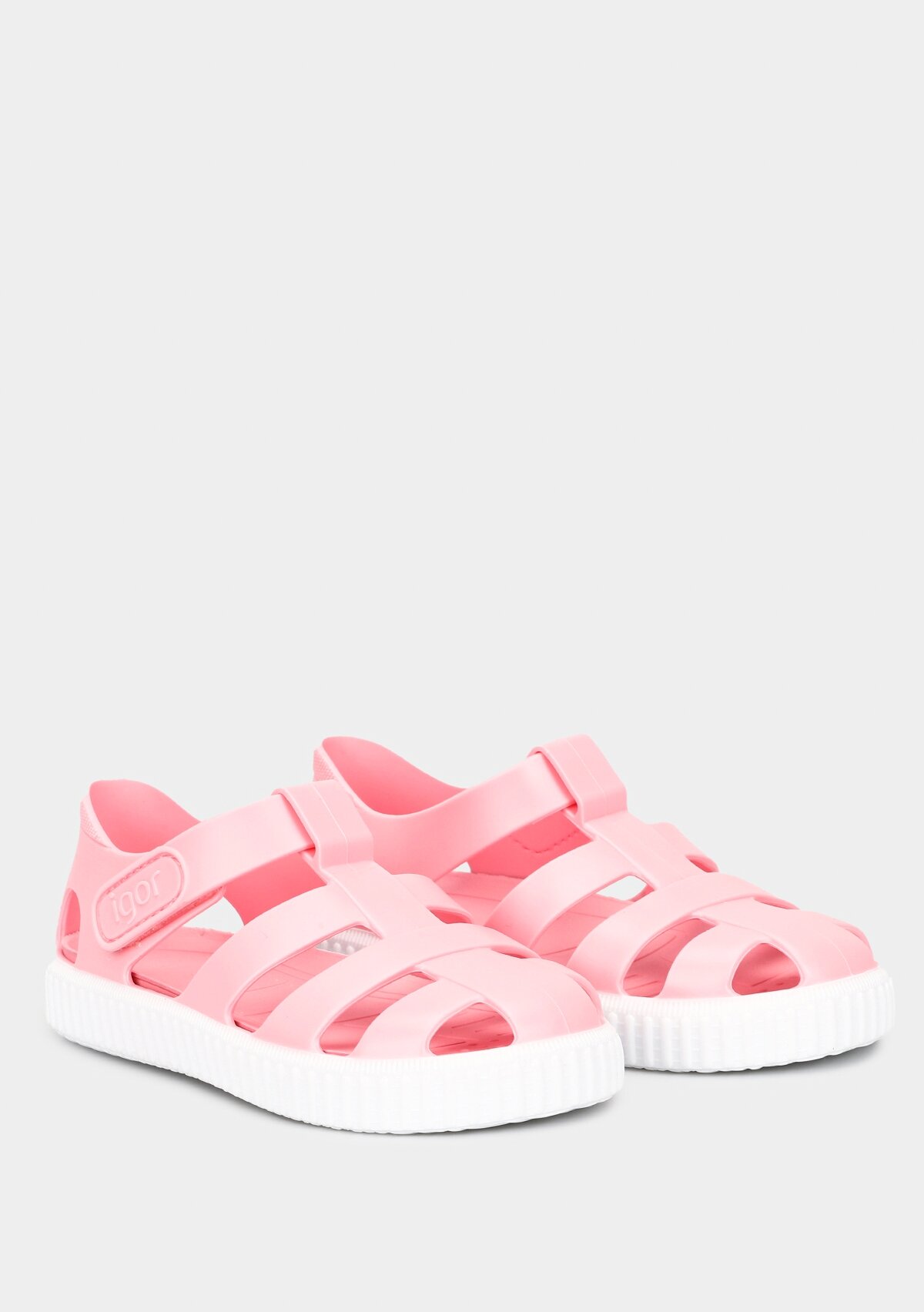 Pembe Kız Çocuk Düz Sandalet