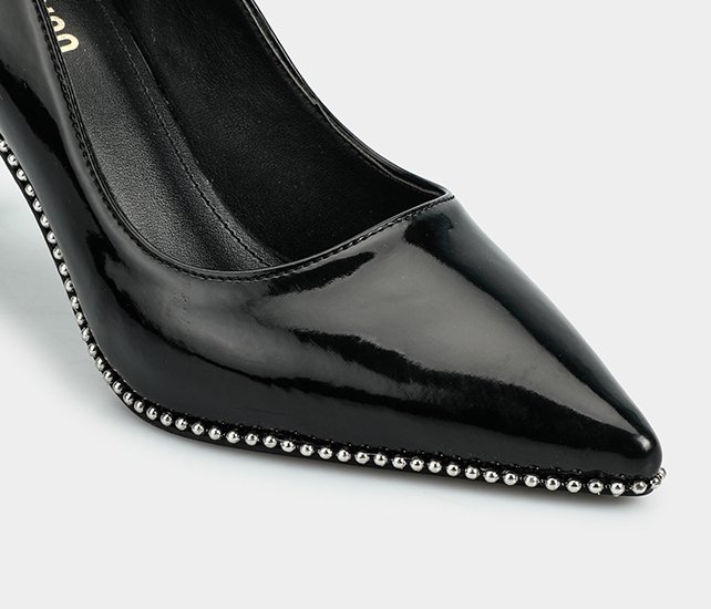 Siyah Kadın Stiletto