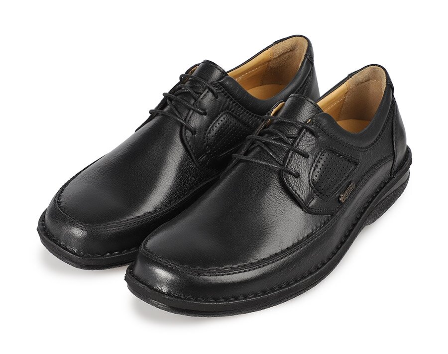 Siyah Deri Erkek Casual Ayakkabı