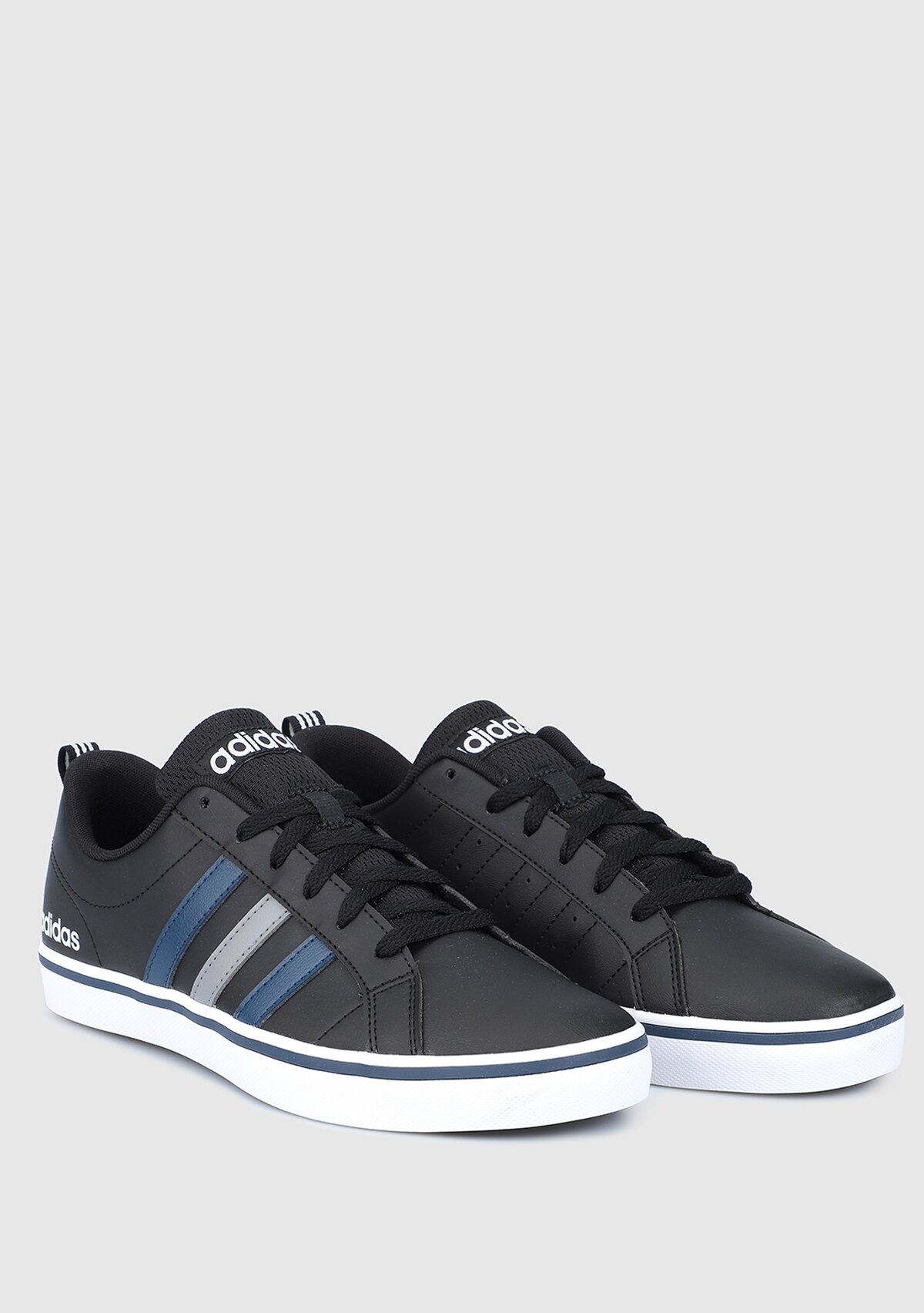 adidas men black vs pace sneakers