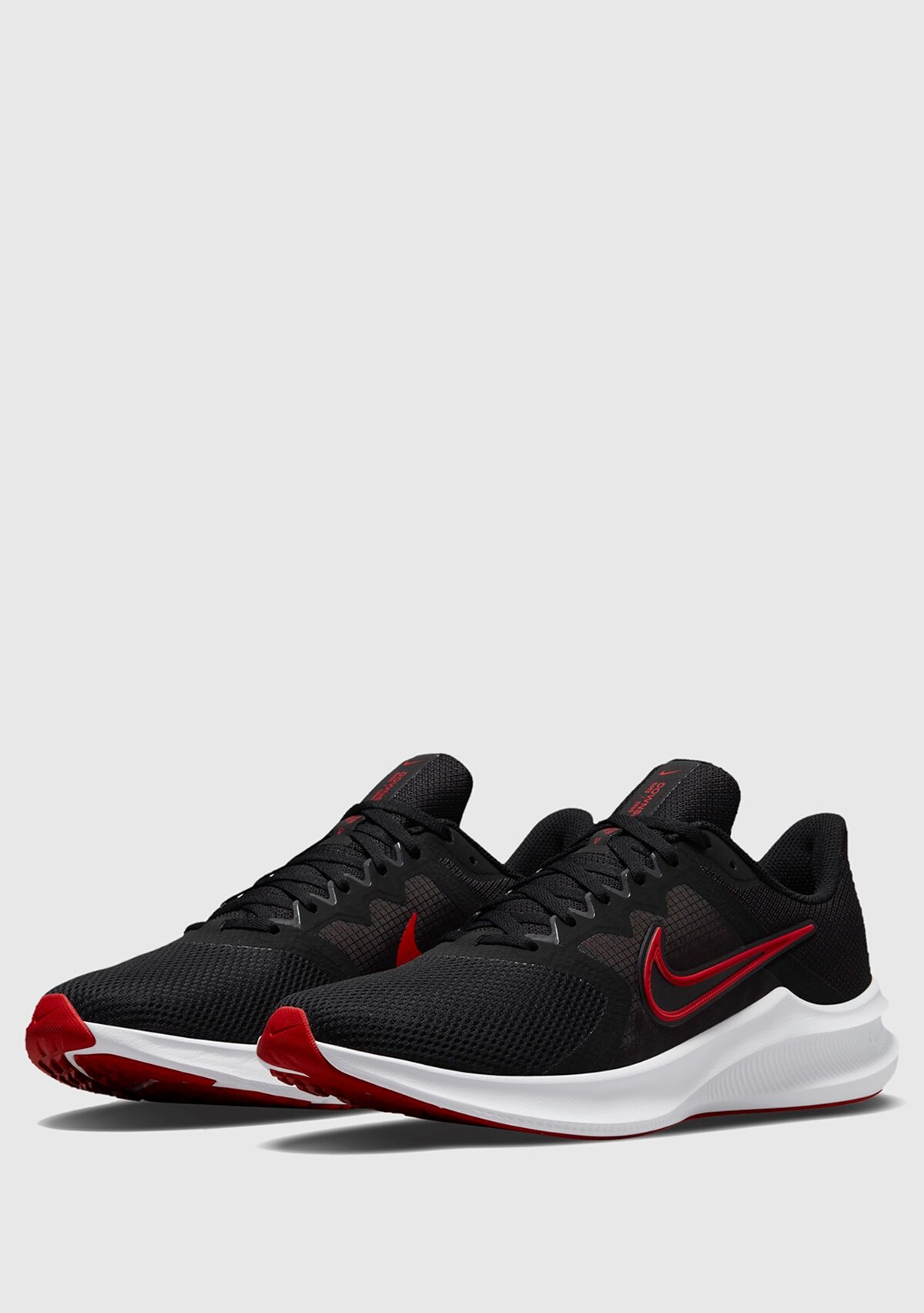 nike downshifter 11 black and red