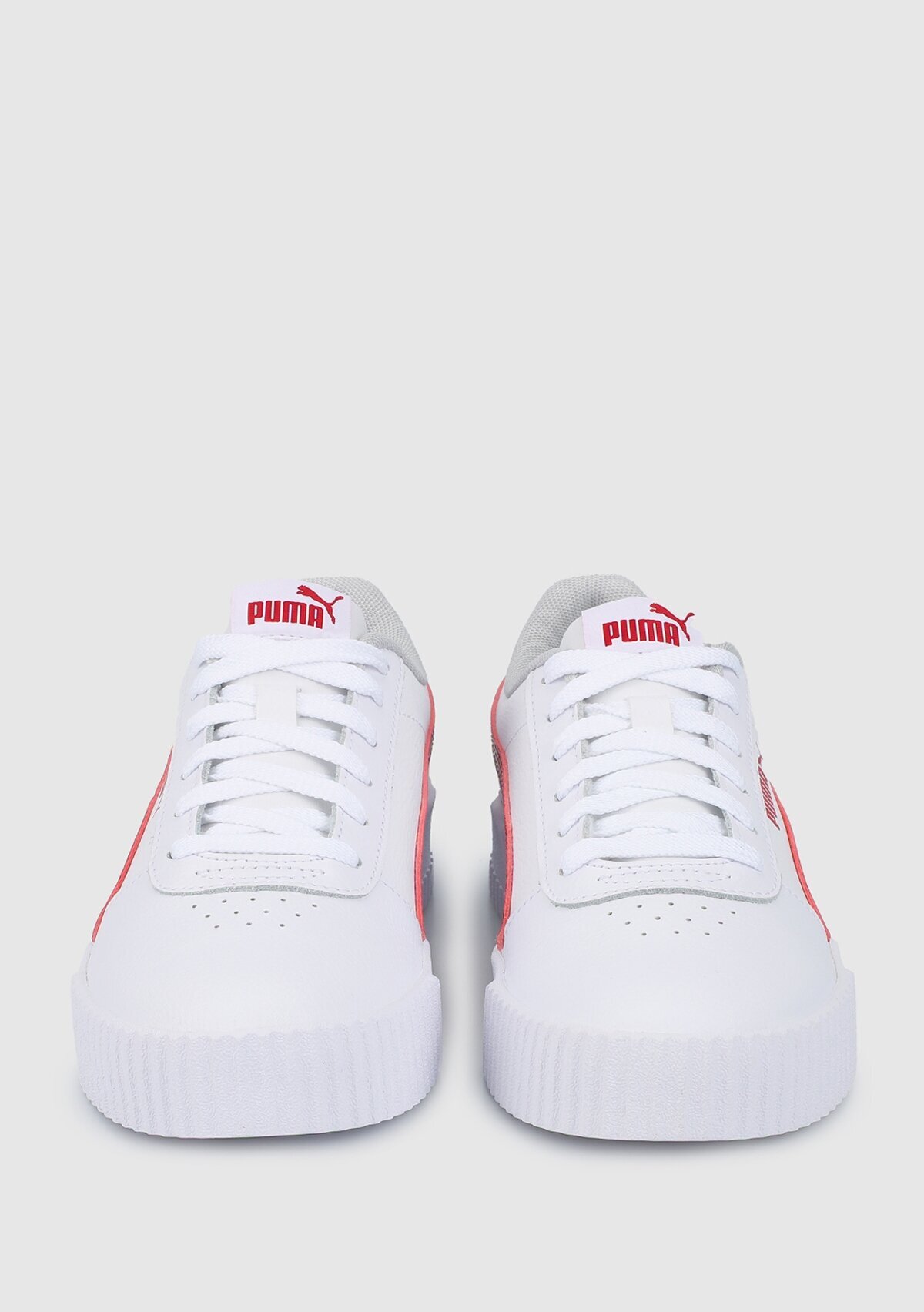Puma Carina L Snake Fs Puma White-Persian Red Beyaz Kadın Sneaker 38238401
