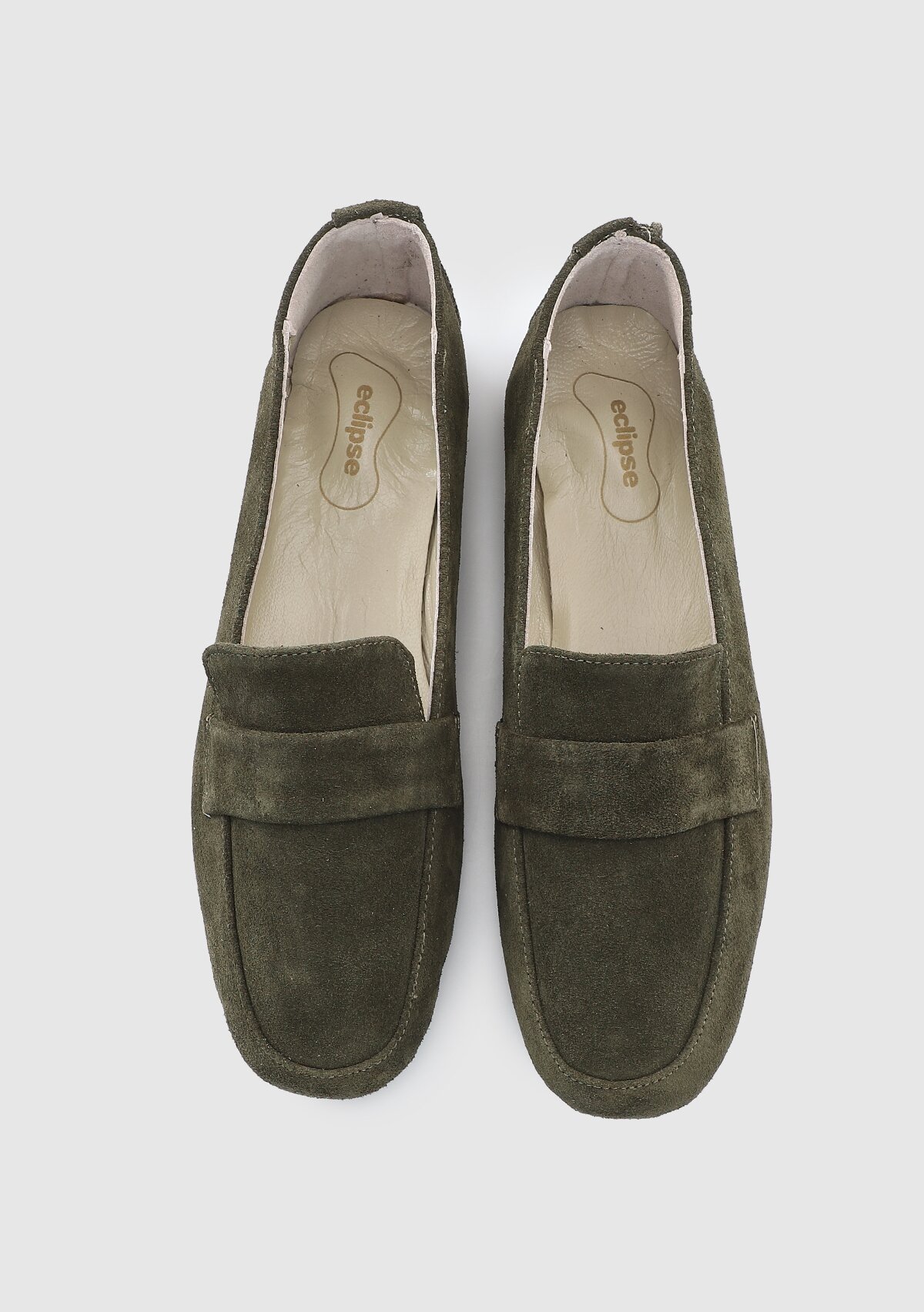 Yeşil Deri Kadın Ayakkabı