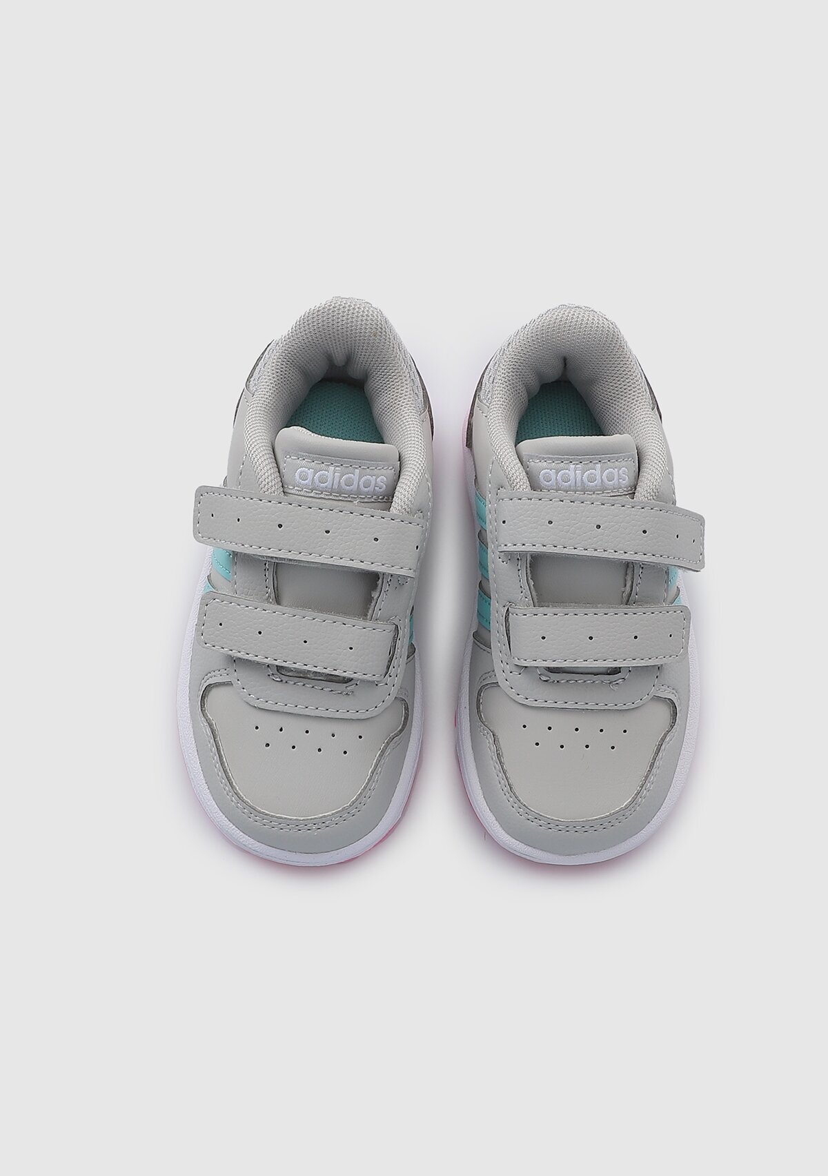 Adidas h01554 hoops 2.0 cmf i greytwo sneakers bassa da bimba grigio