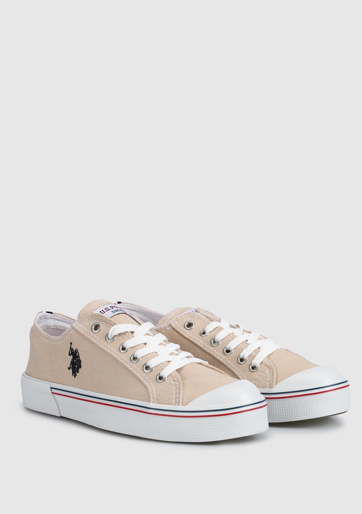 us polo bej sneaker